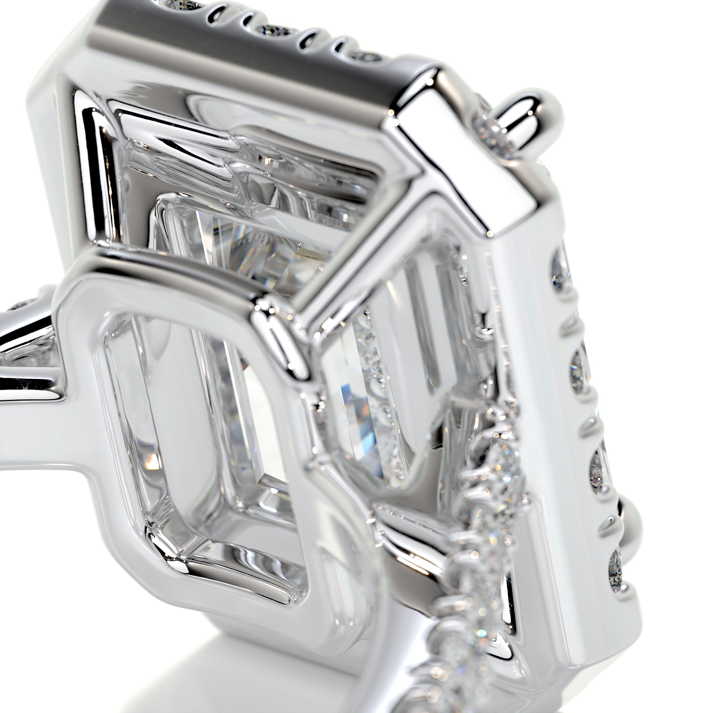 Zoey Diamond Engagement Ring -14K White Gold