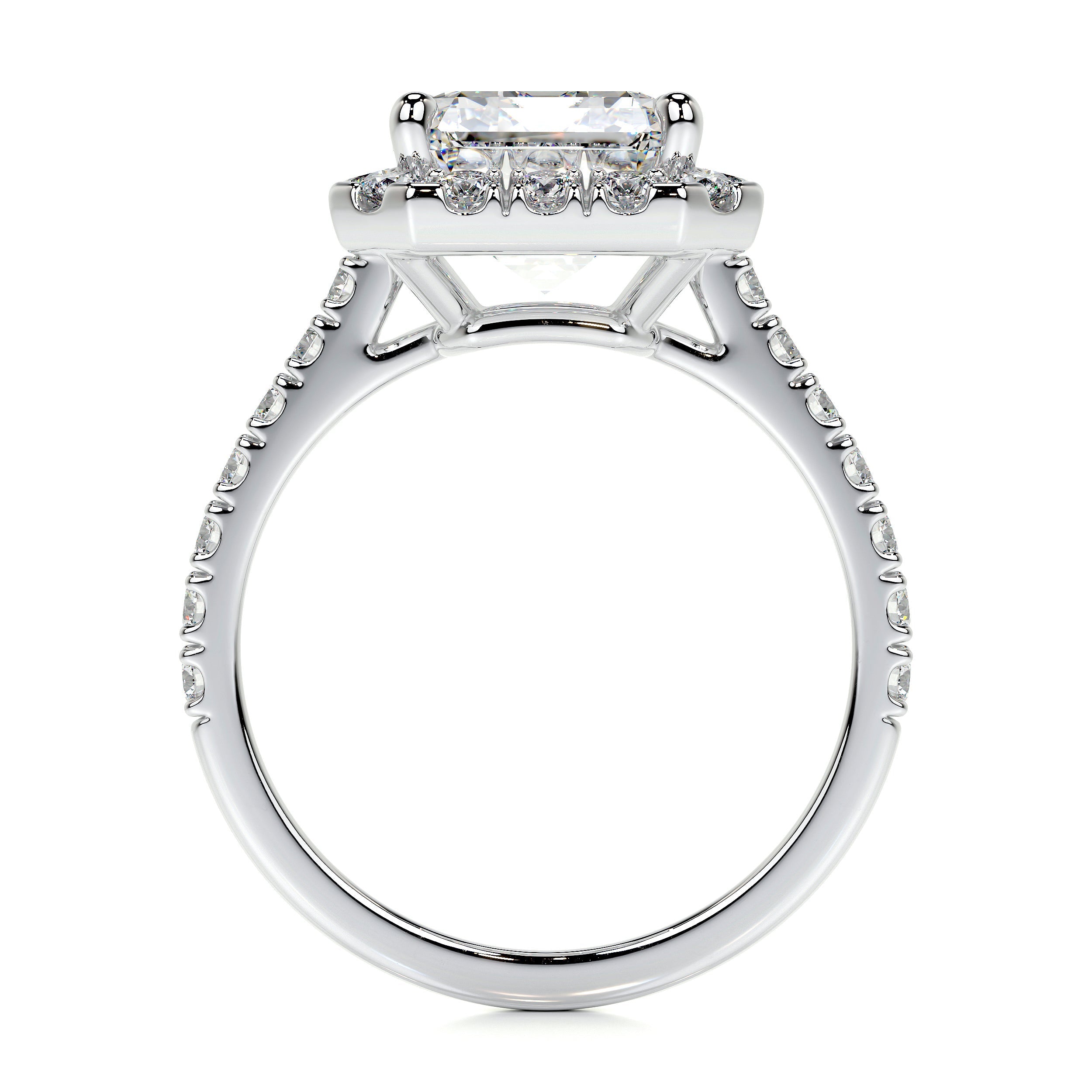 Zoey Lab Grown Diamond Ring -14K White Gold