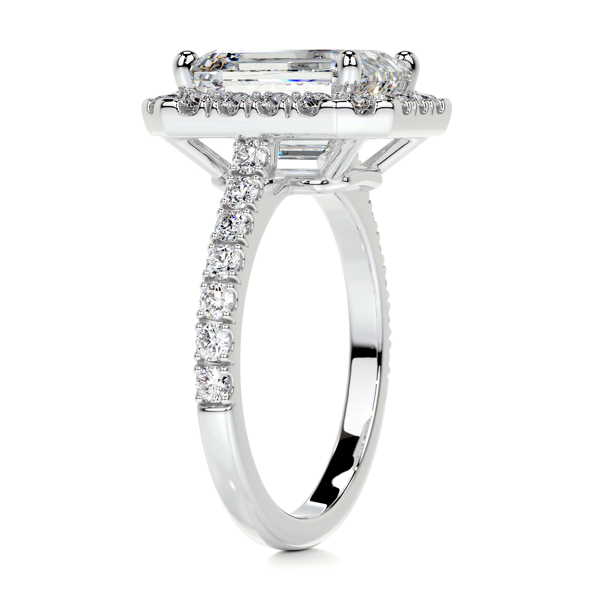 Zoey Diamond Engagement Ring -14K White Gold