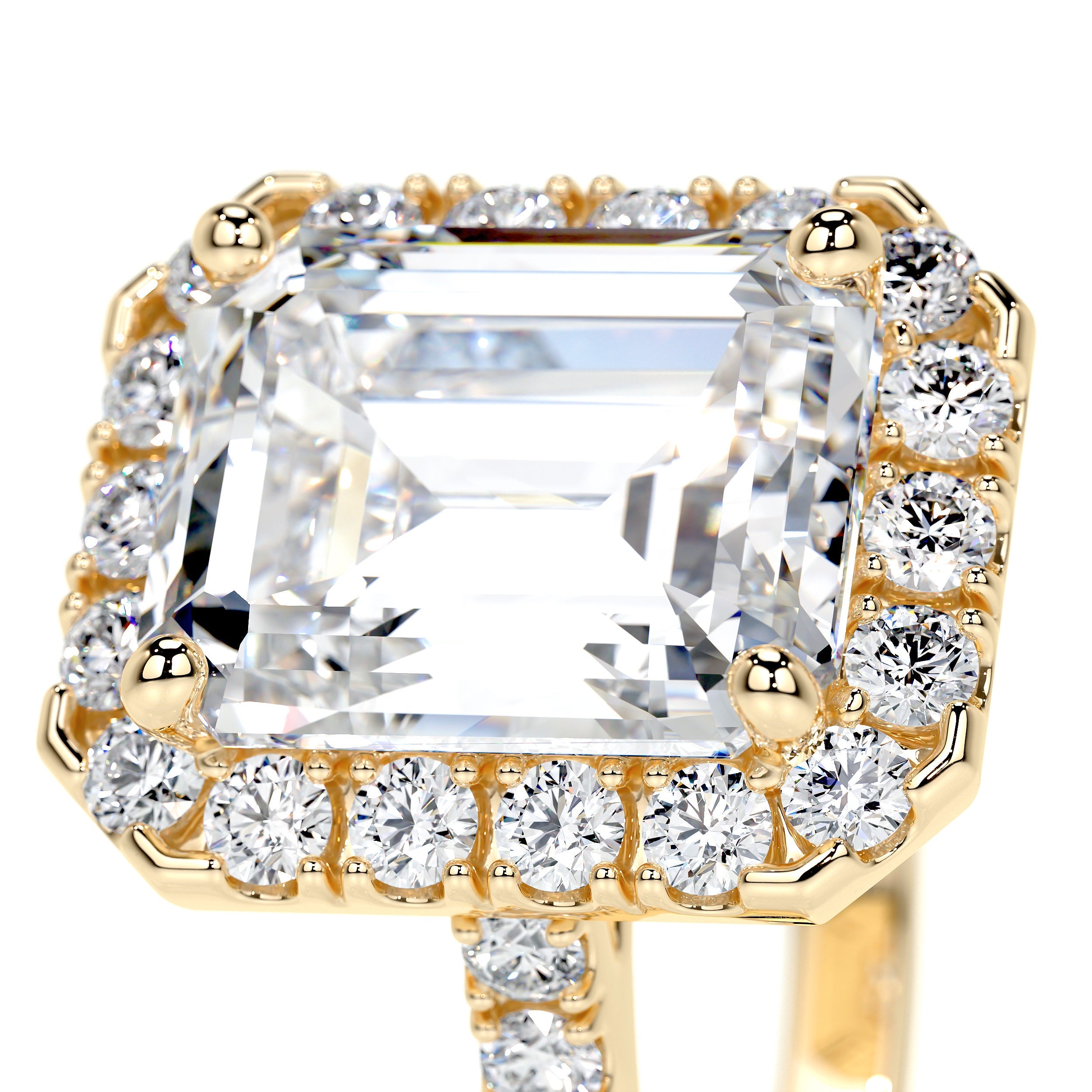 Zoey Lab Grown Diamond Ring -18K Yellow Gold