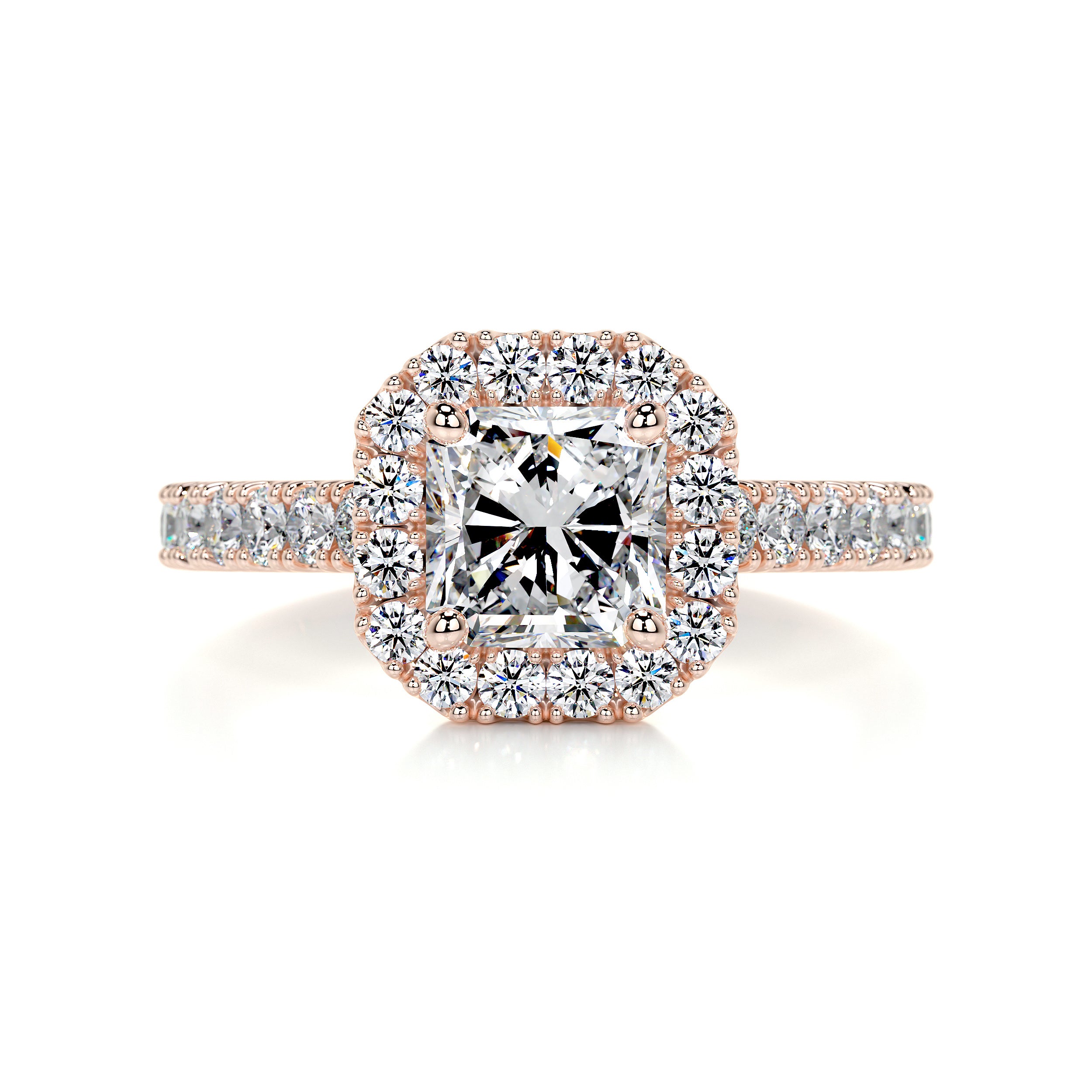 Cora Diamond Engagement Ring -14K Rose Gold