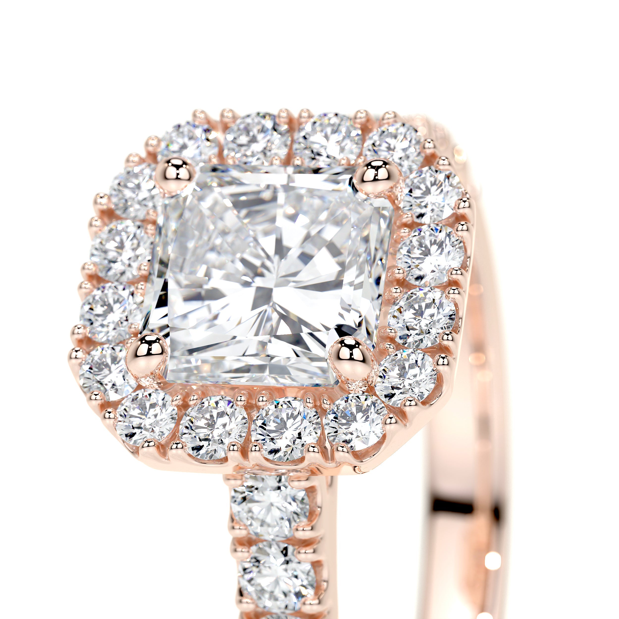 Cora Lab Grown Diamond Ring   (1.35 Carat) -14K Rose Gold