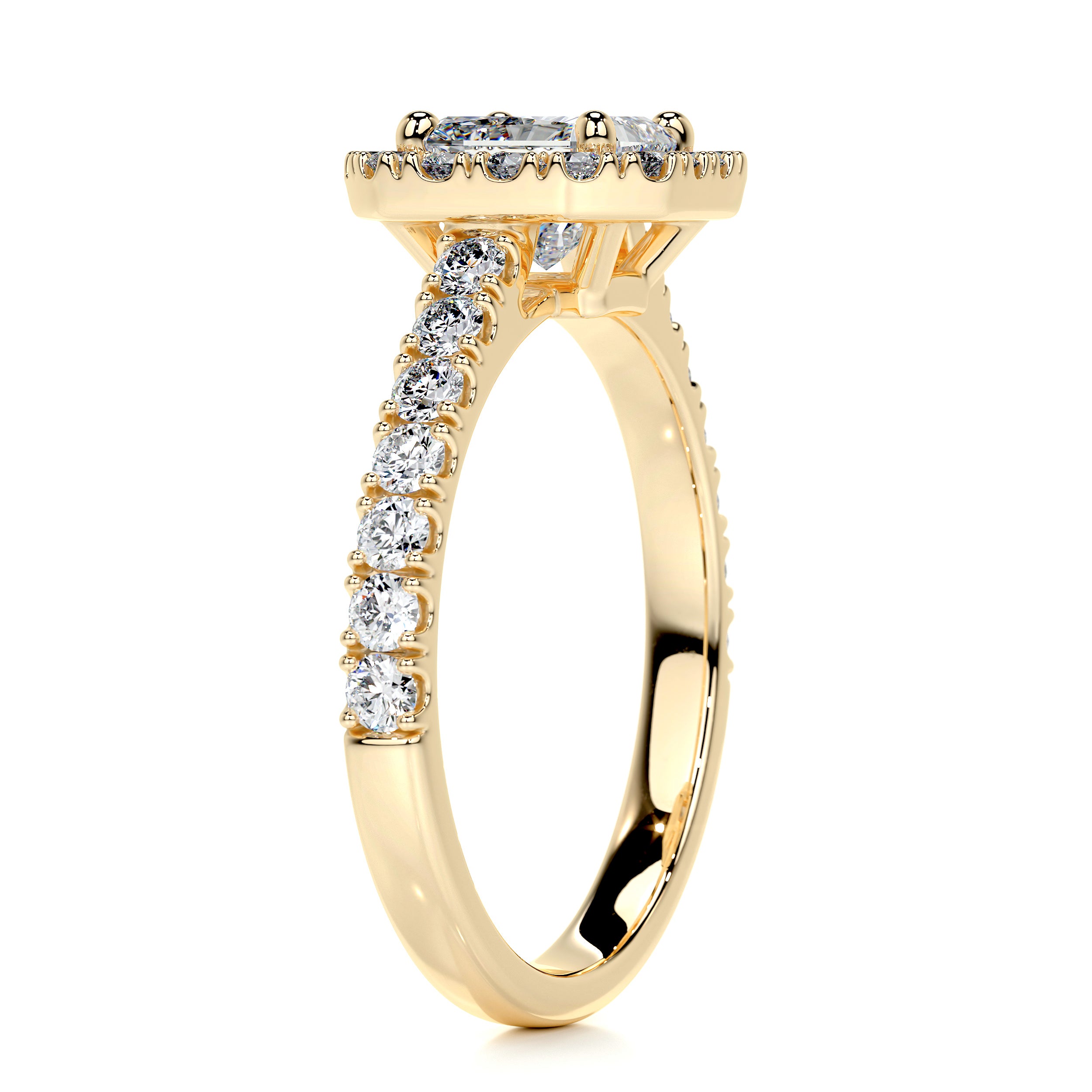 Cora Diamond Engagement Ring -18K Yellow Gold