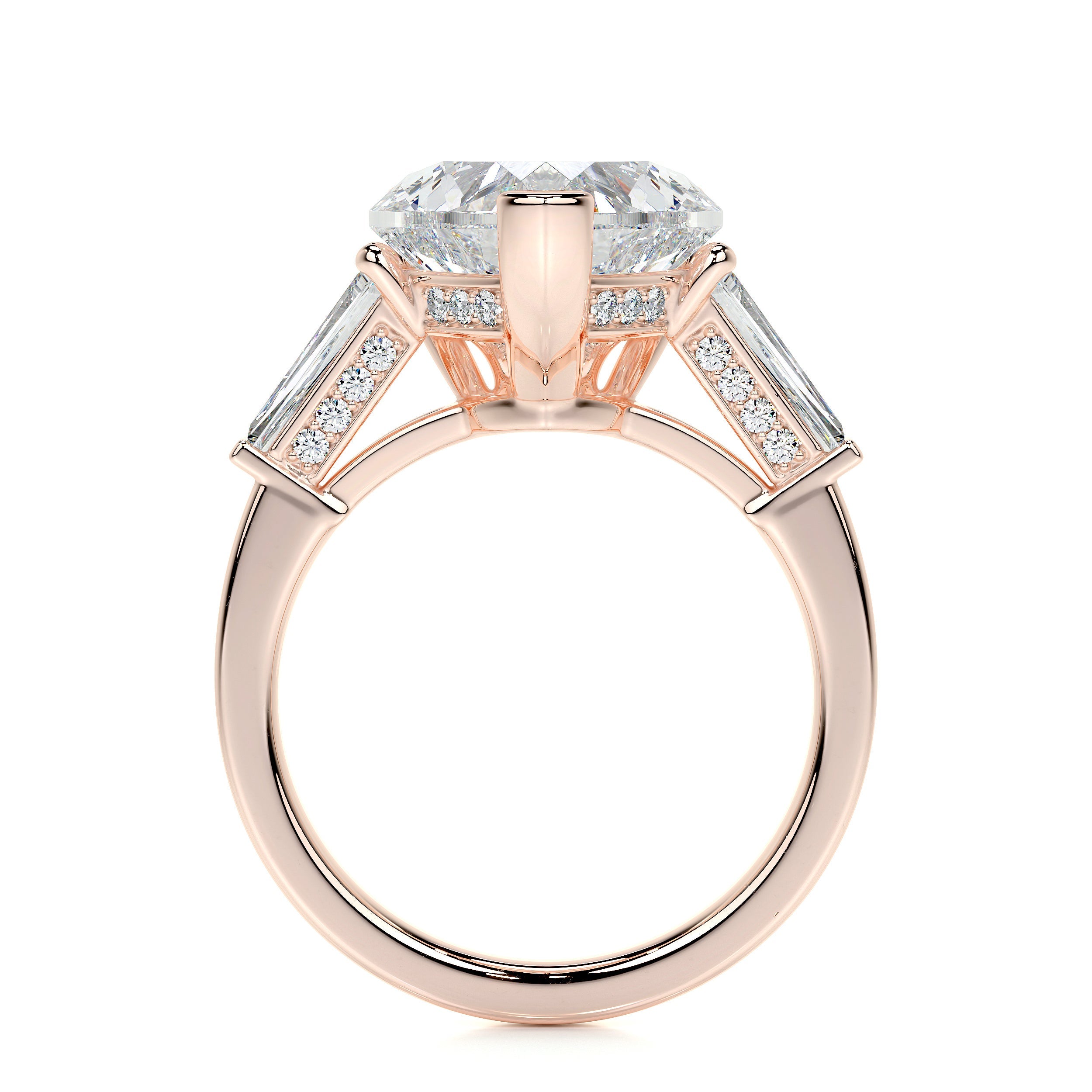 Skylar Lab Grown Diamond Ring -14K Rose Gold