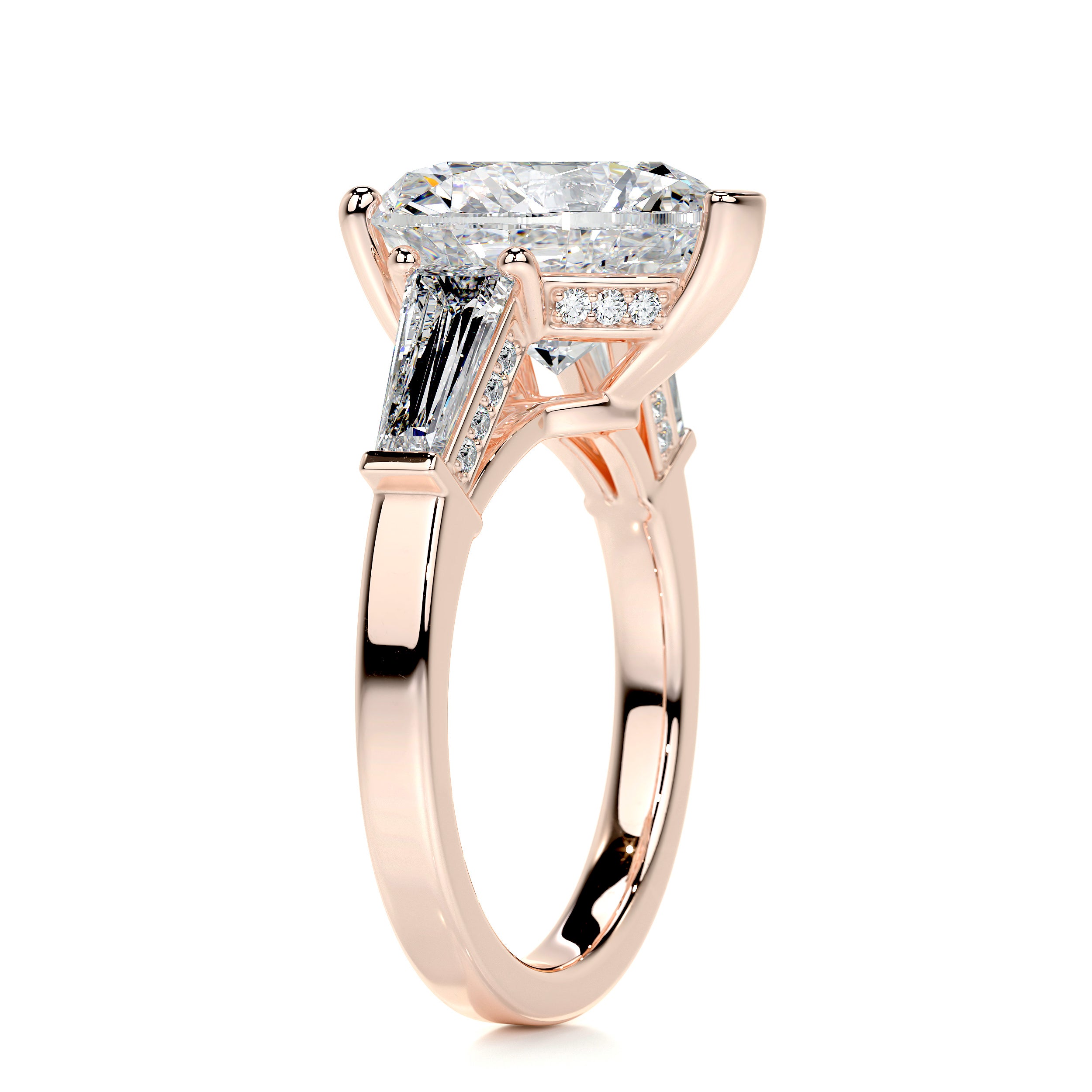 Skylar Diamond Engagement Ring -14K Rose Gold