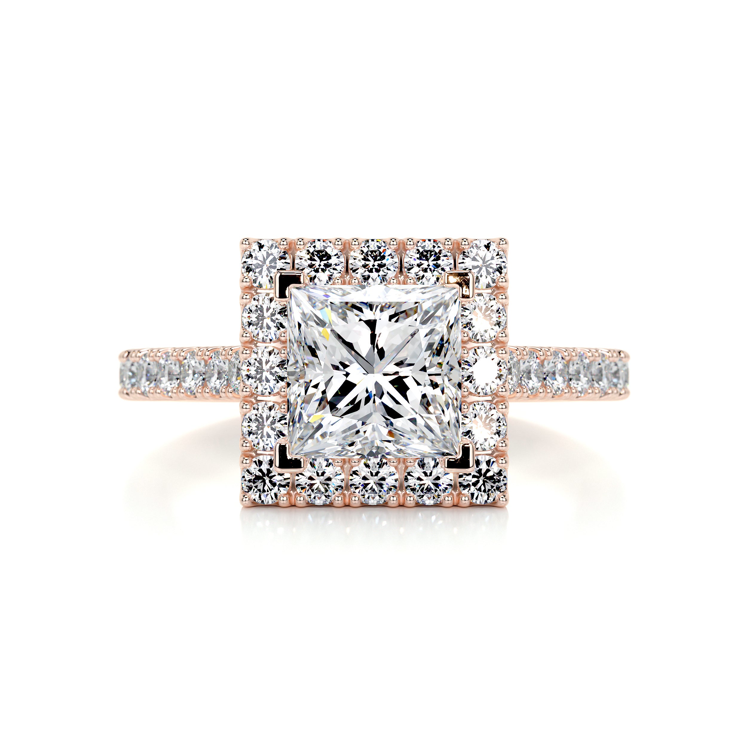 Patricia Diamond Engagement Ring -14K Rose Gold