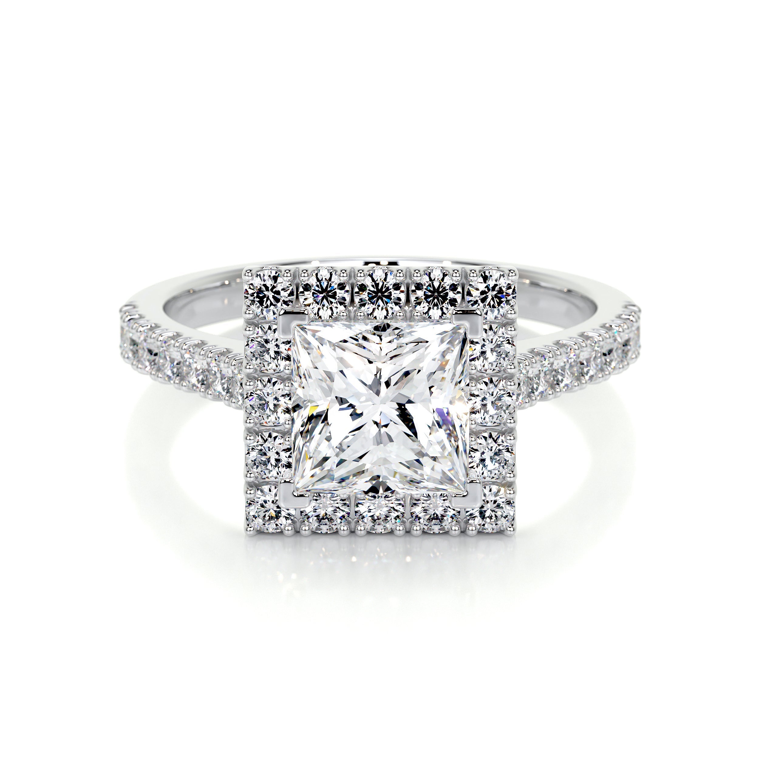 Patricia Lab Grown Diamond Ring -18K White Gold