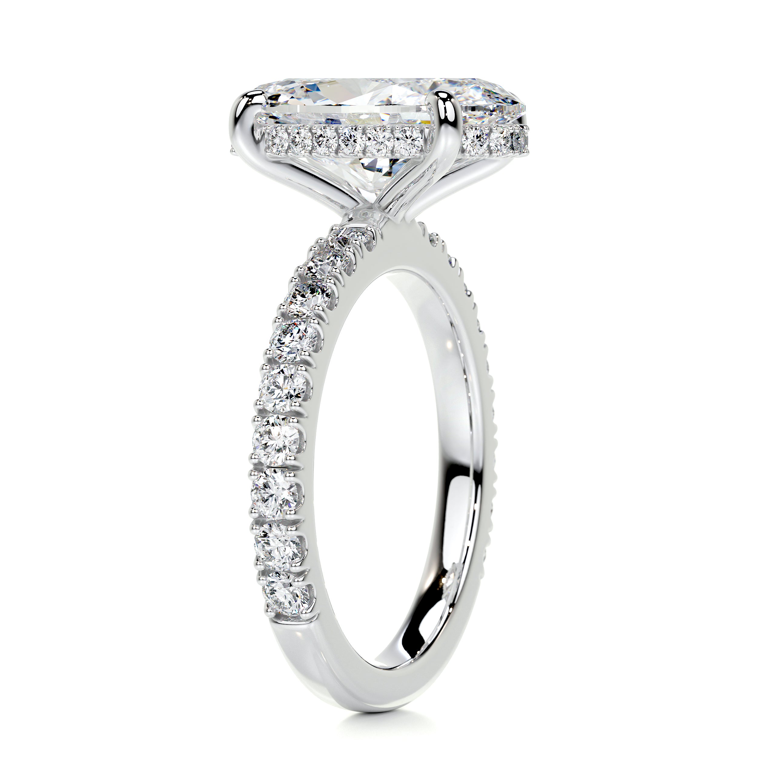 Lucy Diamond Engagement Ring -Platinum