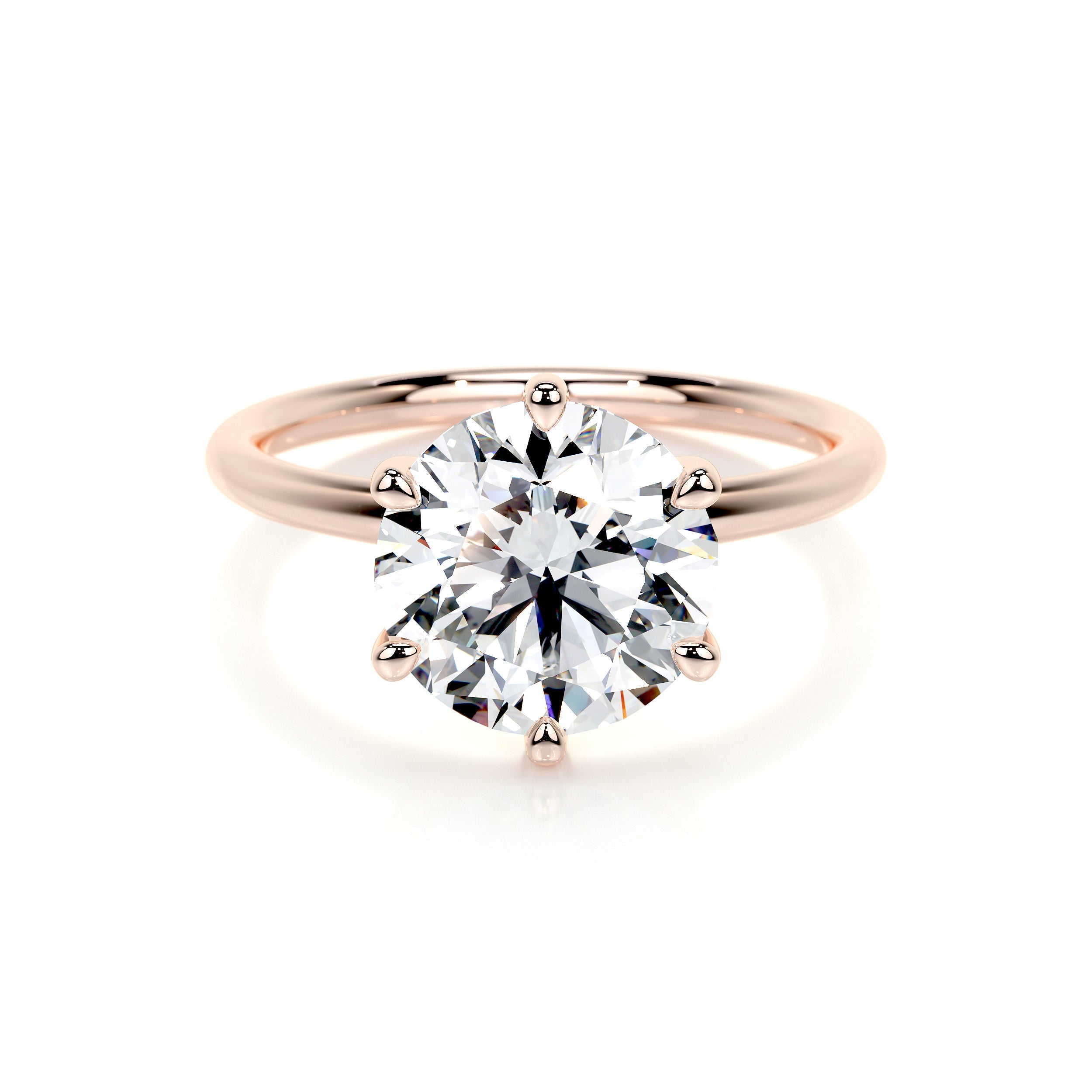 Eloise Lab Grown Diamond Ring   (2 Carat) -14K Rose Gold