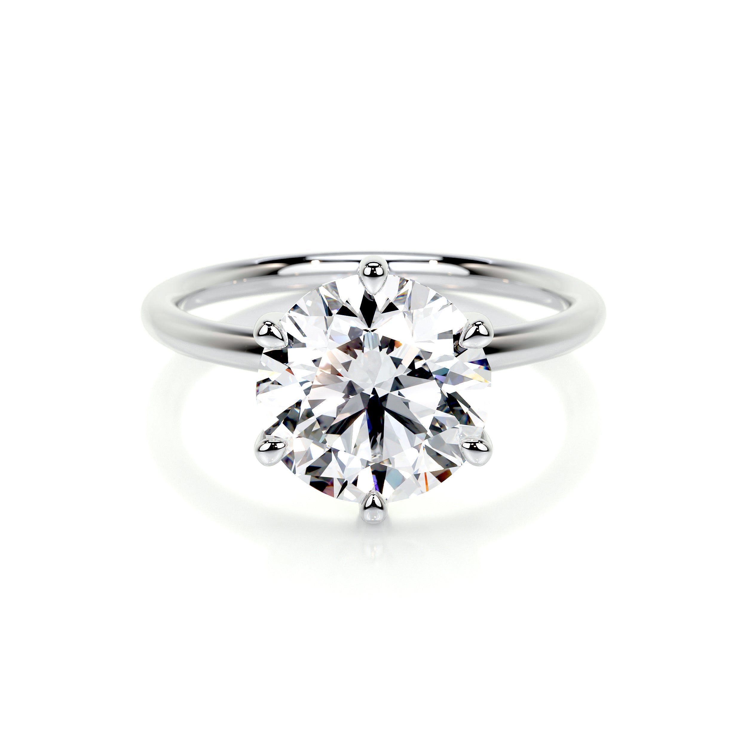 Eloise Lab Grown Diamond Ring   (2 Carat) -18K White Gold