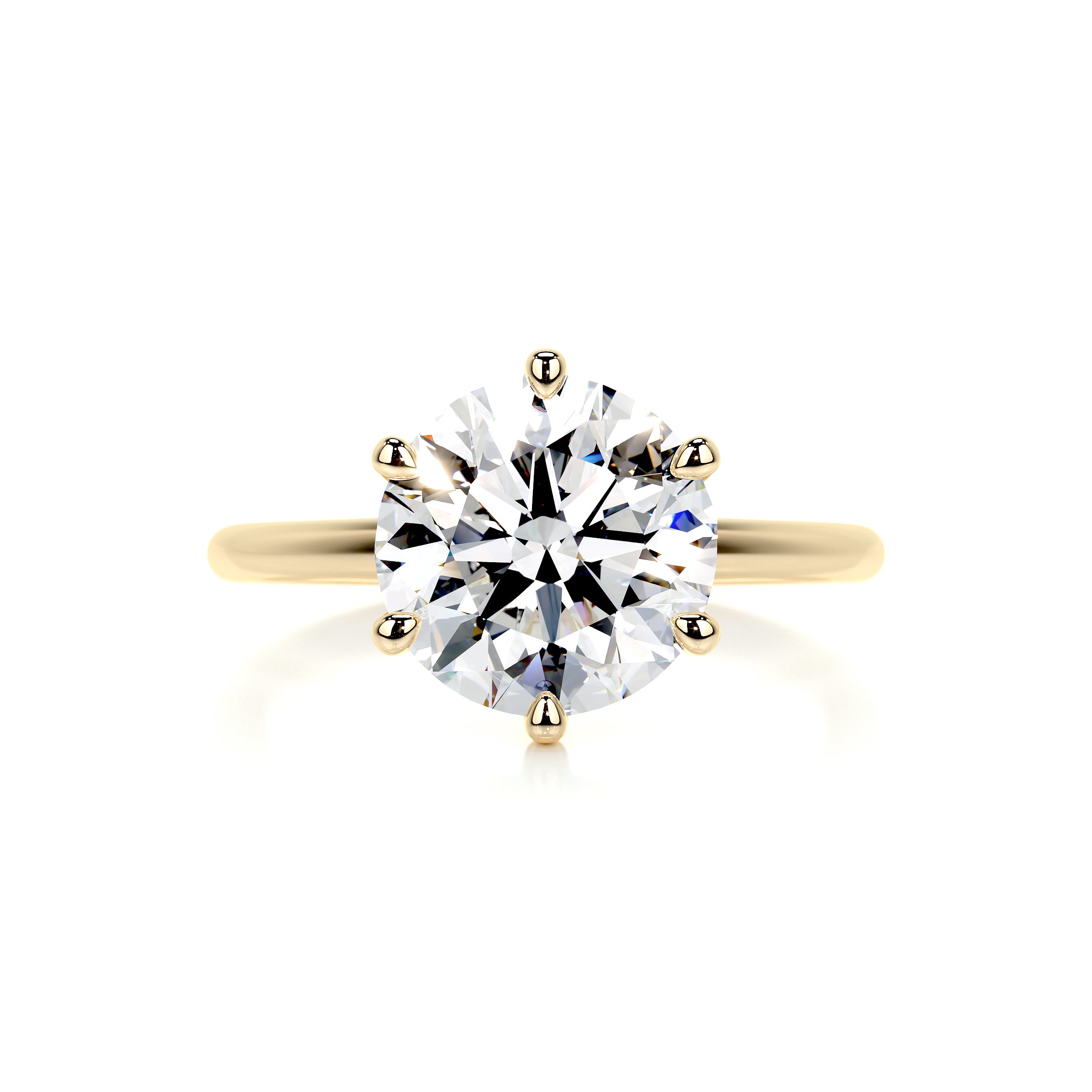 Eloise Diamond Engagement Ring -18K Yellow Gold