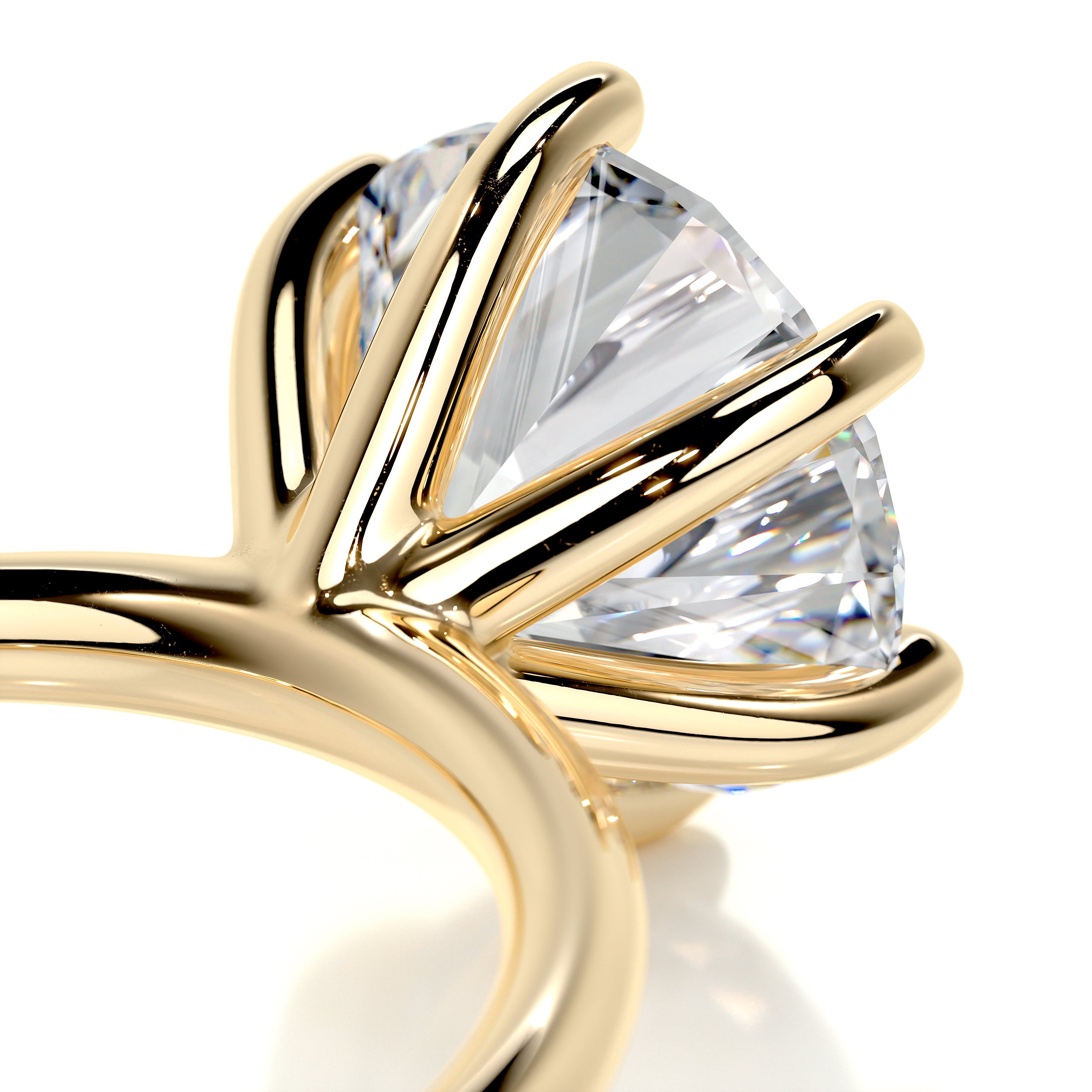 Eloise Diamond Engagement Ring -18K Yellow Gold