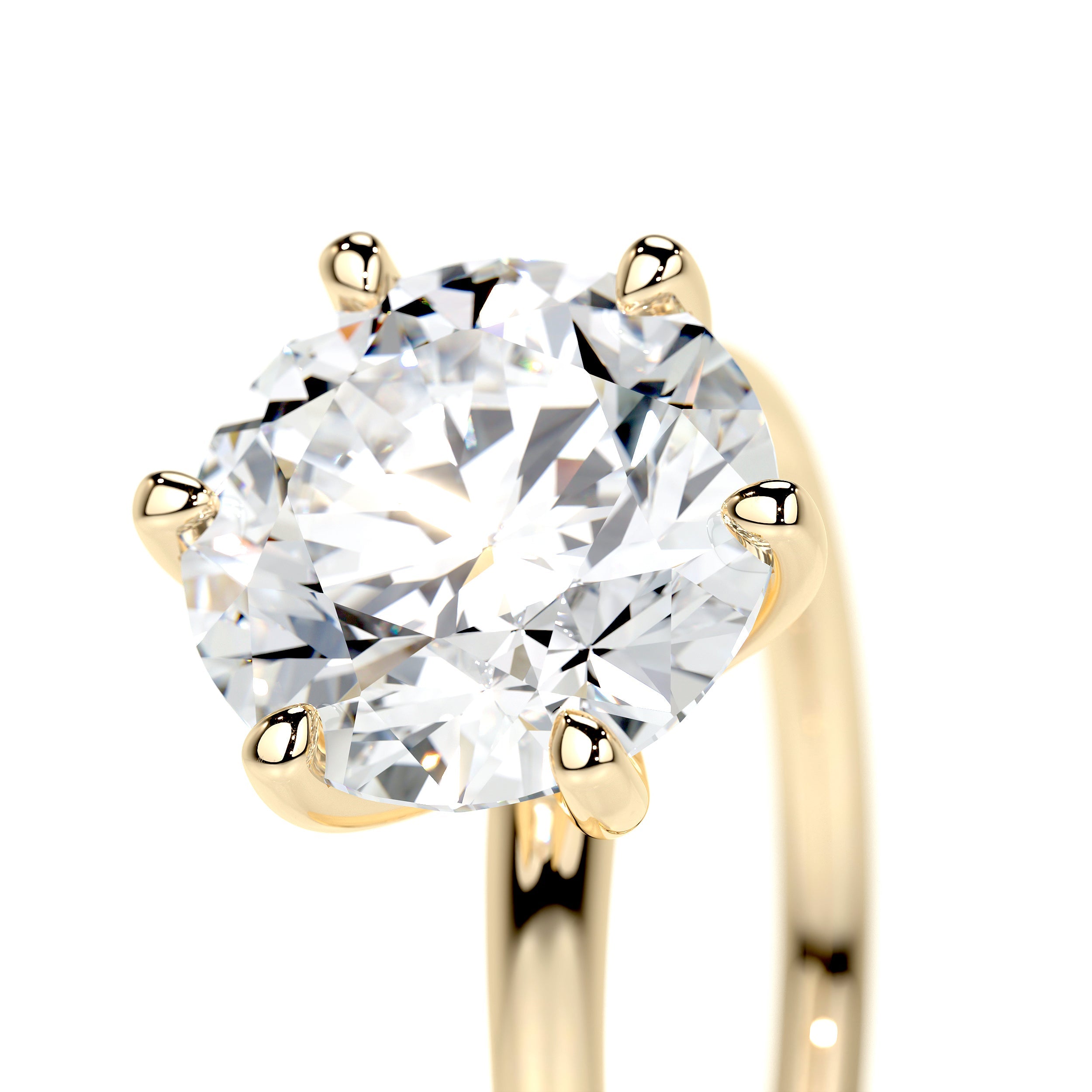 Eloise Lab Grown Diamond Ring (2 Carat) -18K Yellow Gold