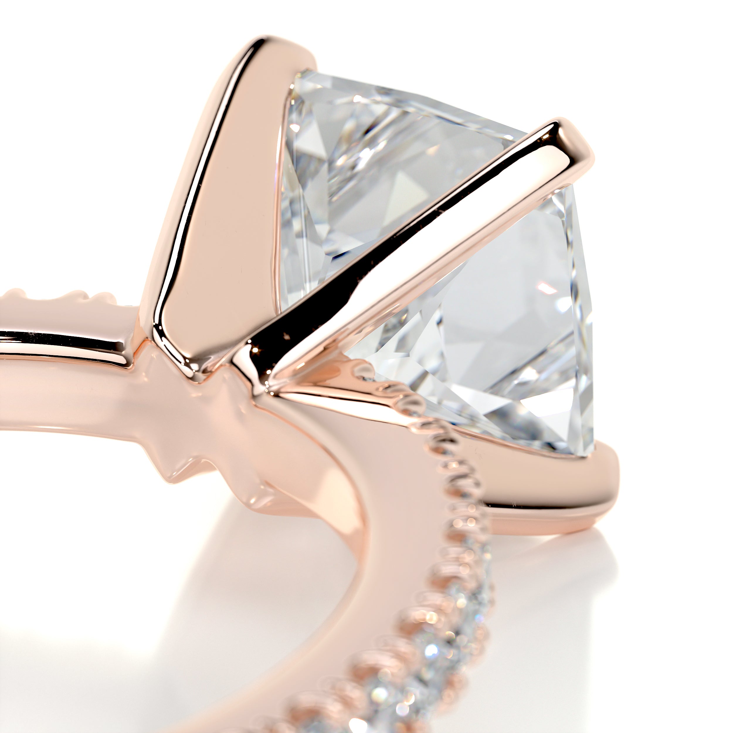 Stephanie Diamond Engagement Ring -14K Rose Gold