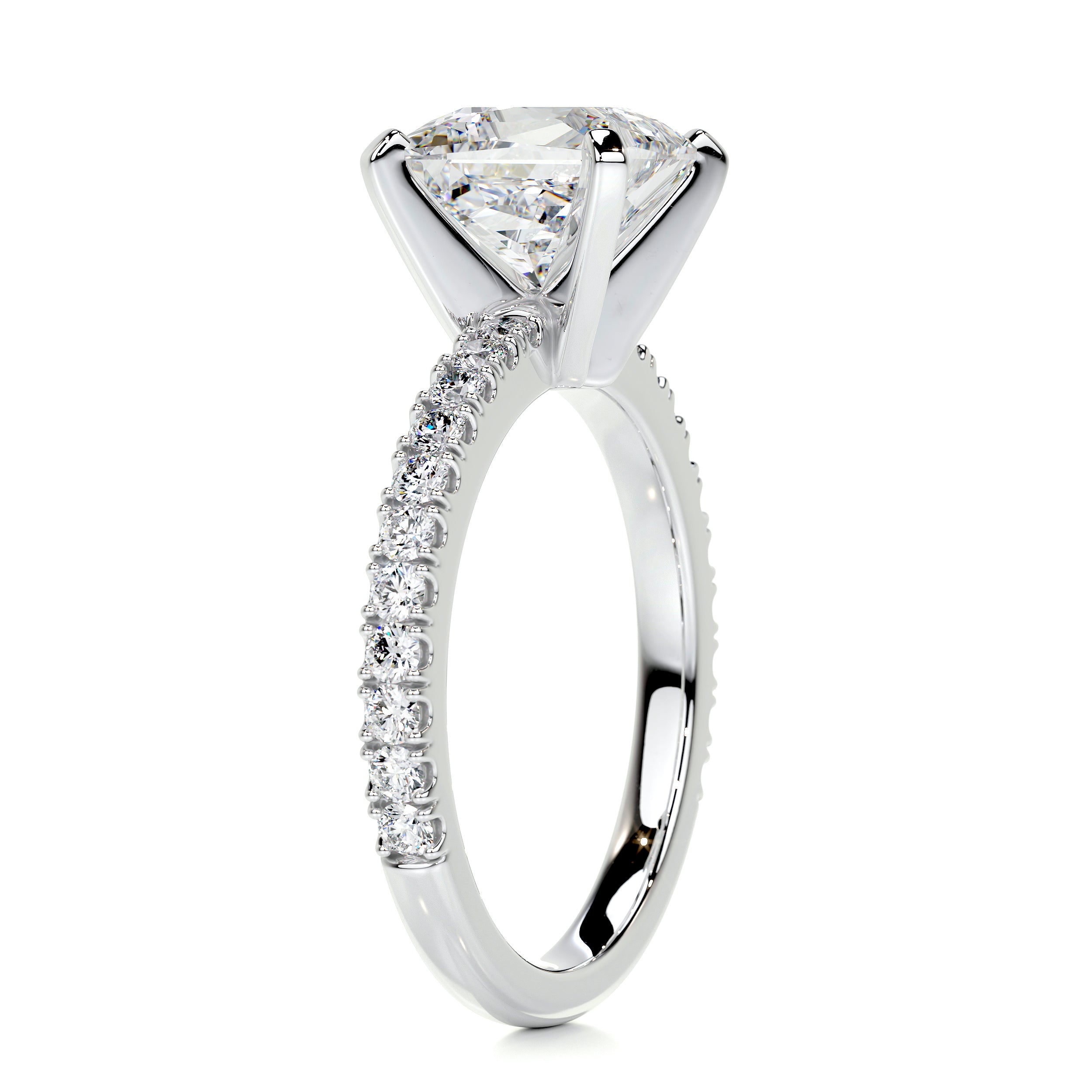 Stephanie Diamond Engagement Ring -14K White Gold