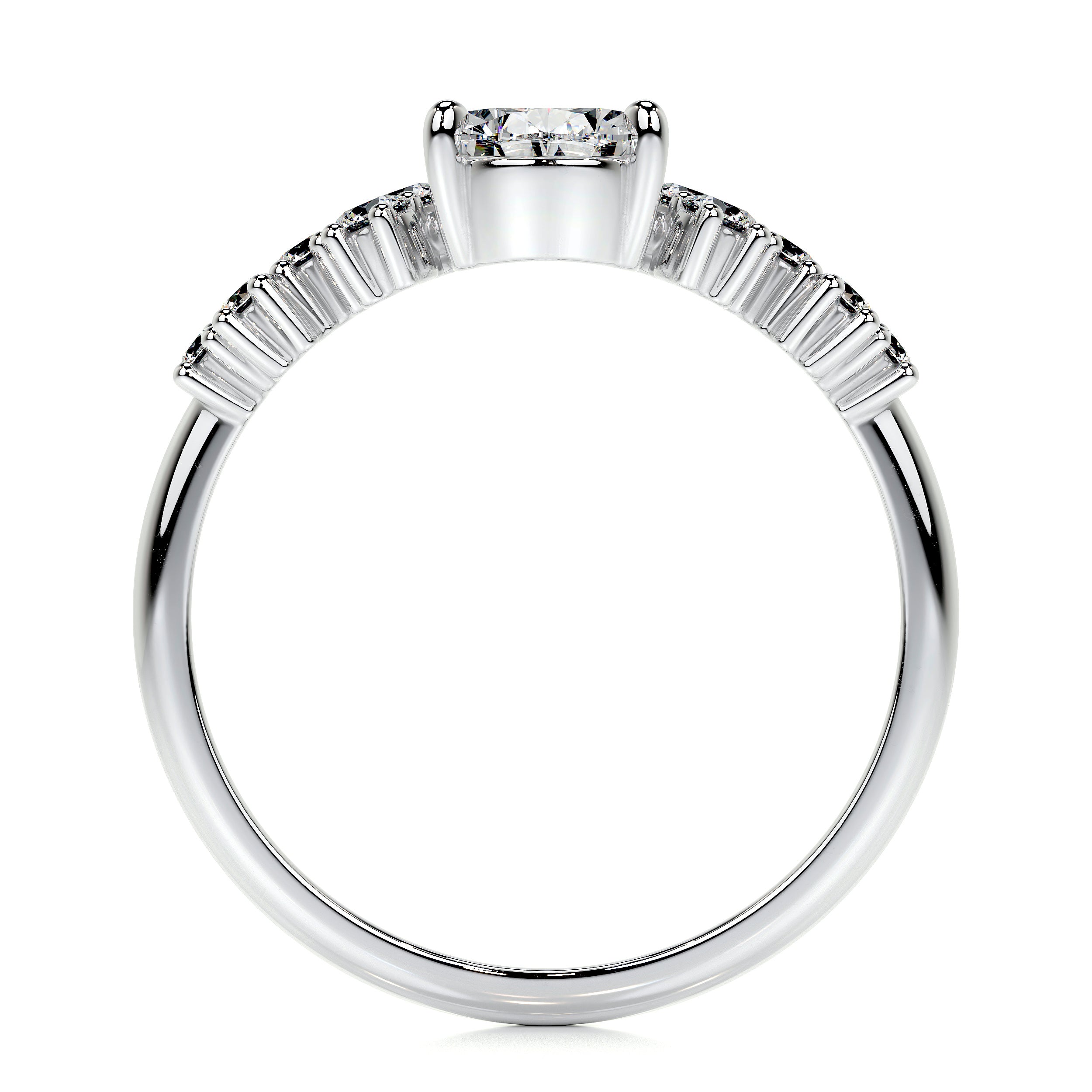 Mabel Lab Grown Diamond Ring -14K White Gold