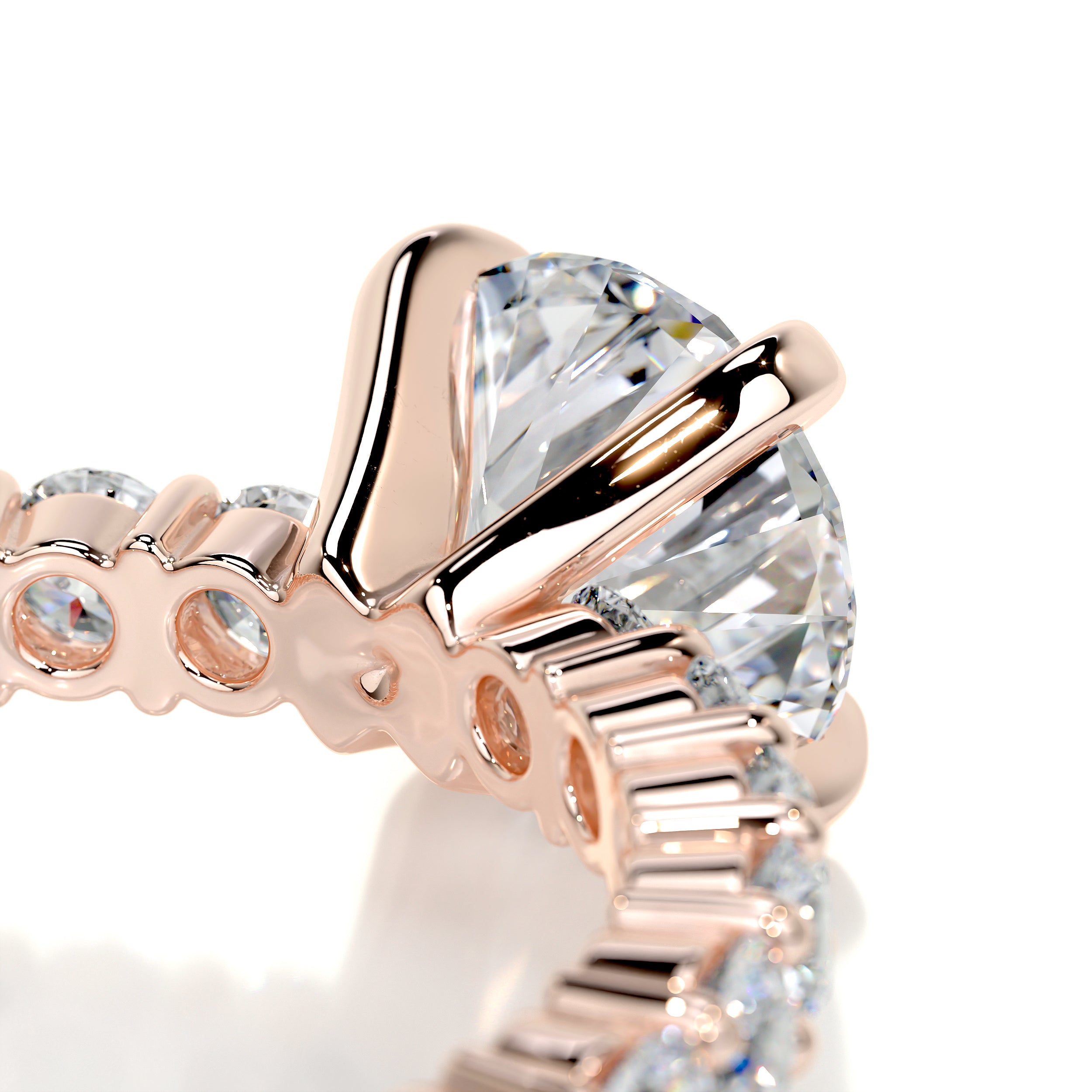 Jenna Diamond Engagement Ring -14K Rose Gold