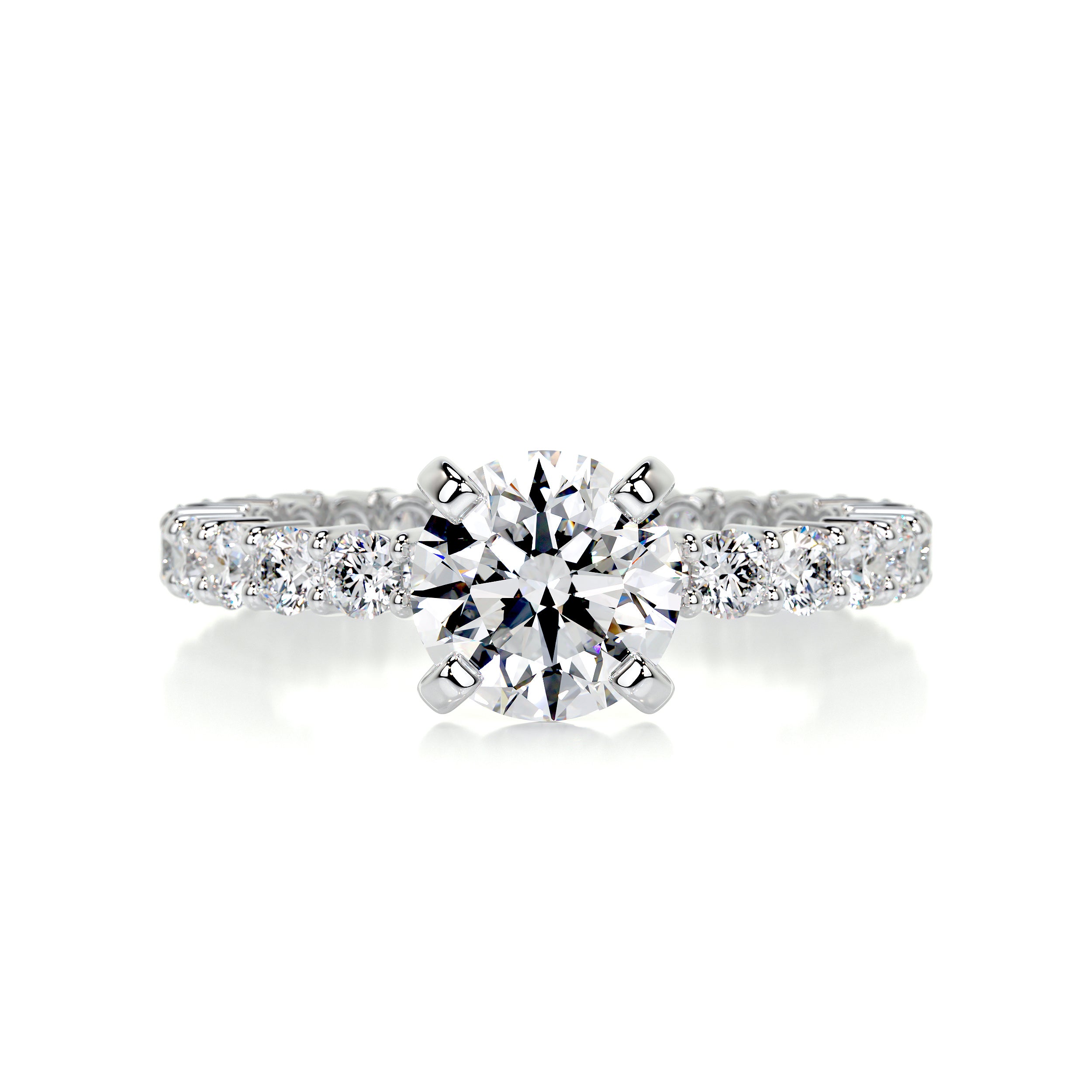 Jenna Diamond Engagement Ring -14K White Gold