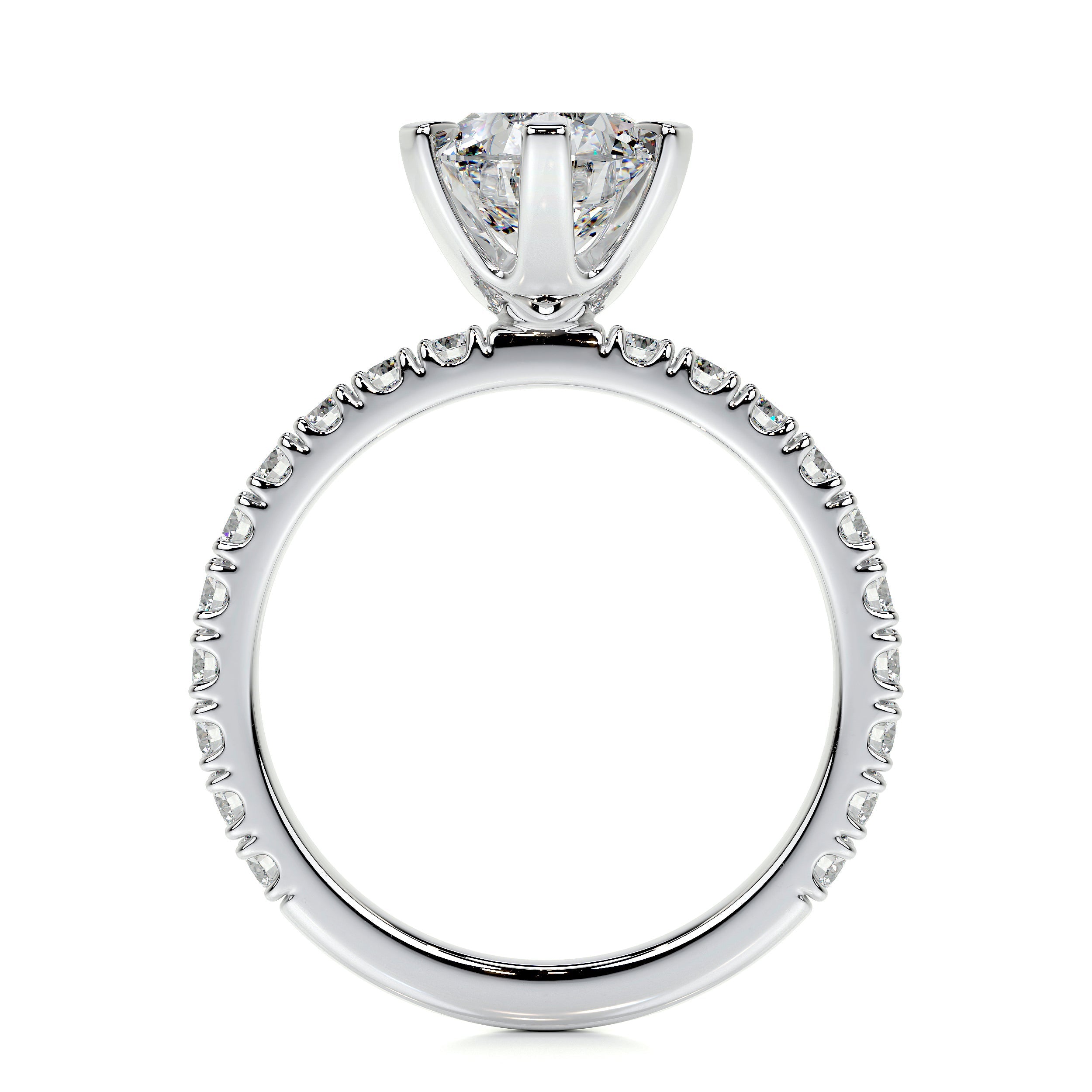 Veronica Lab Grown Diamond Ring -Platinum