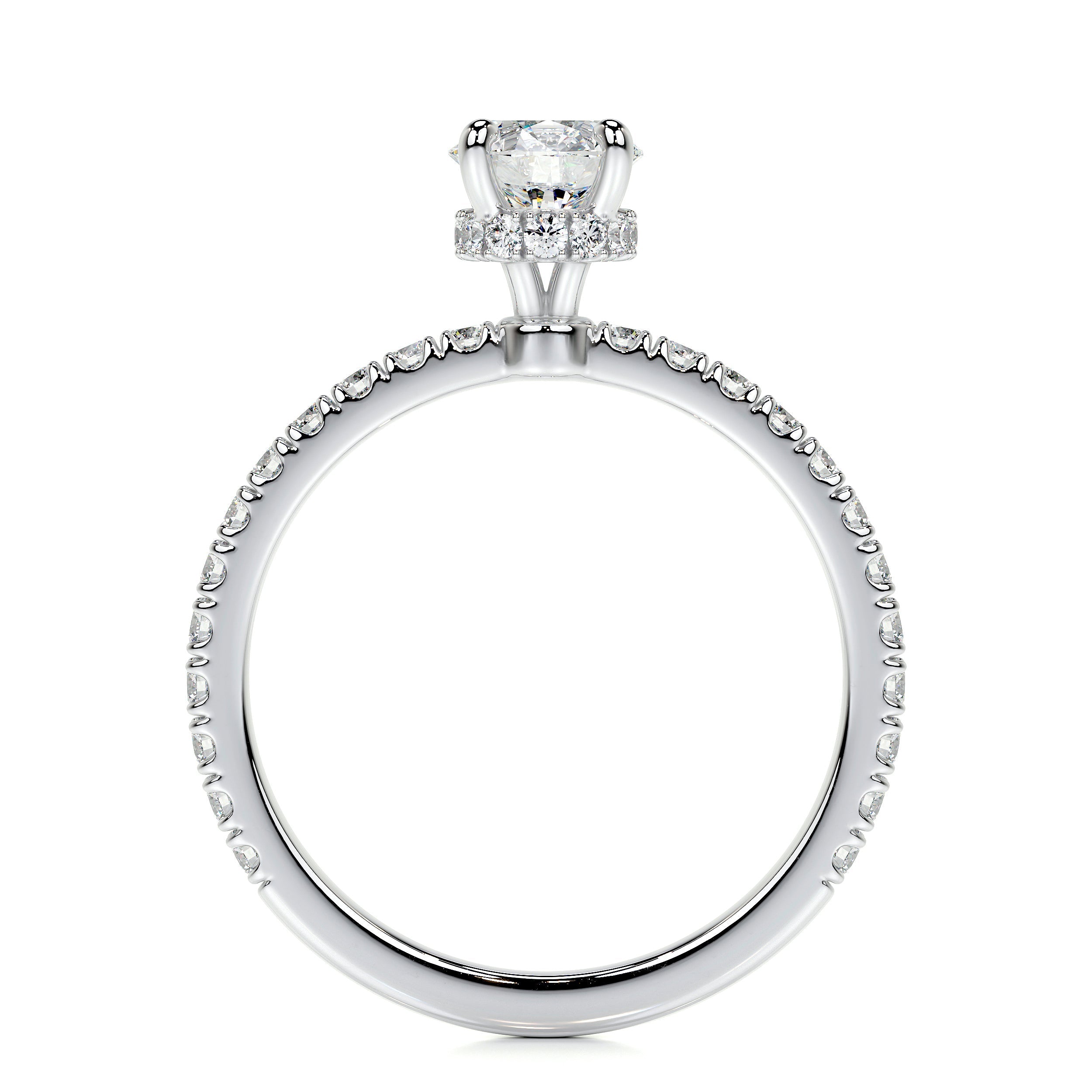 Vivienne Lab Grown Diamond Ring - 14K White Gold