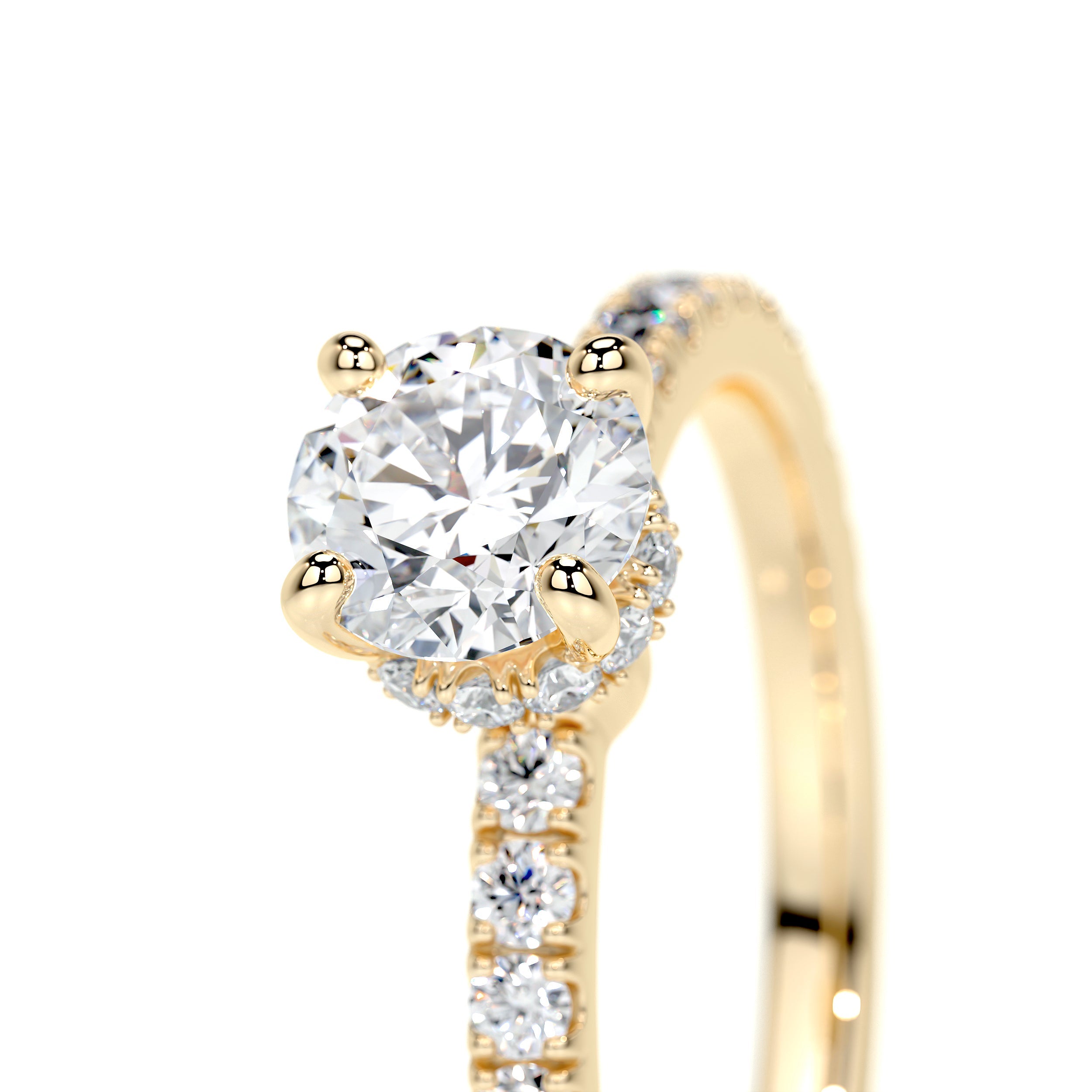 Vivienne Lab Grown Diamond Ring - 18K Yellow Gold