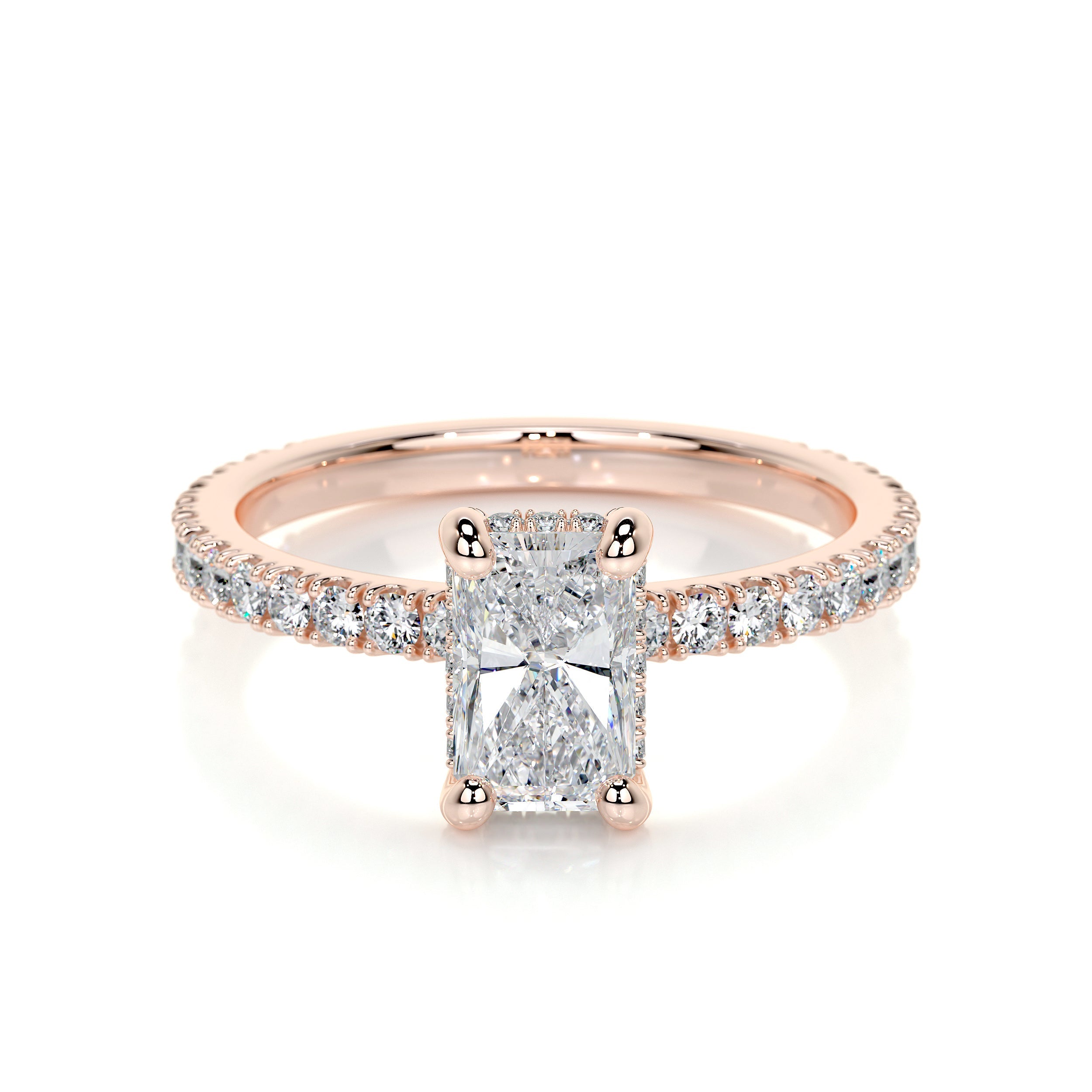 Deborah Lab Grown Diamond Ring   (1.5 Carat) -14K Rose Gold