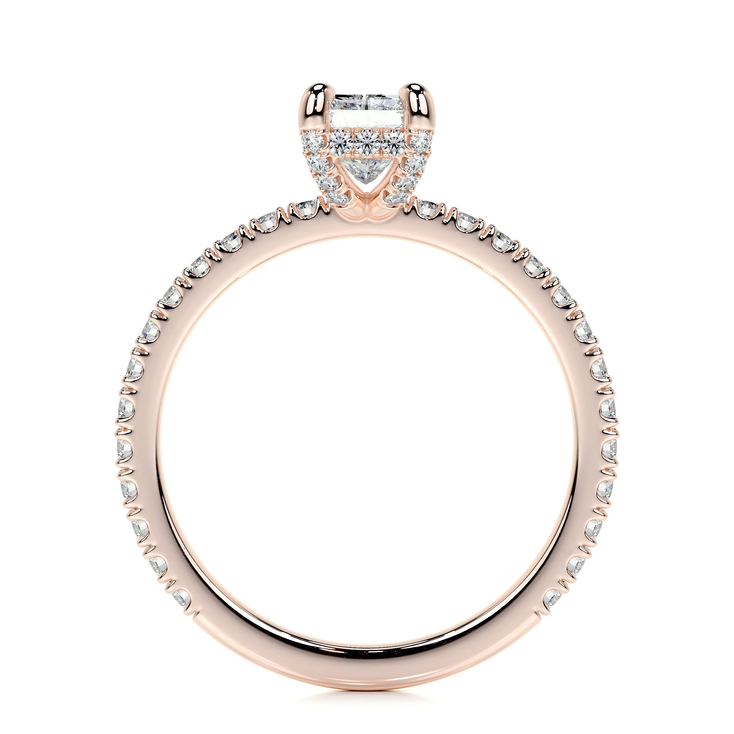 Deborah Lab Grown Diamond Ring   (1.5 Carat) -14K Rose Gold