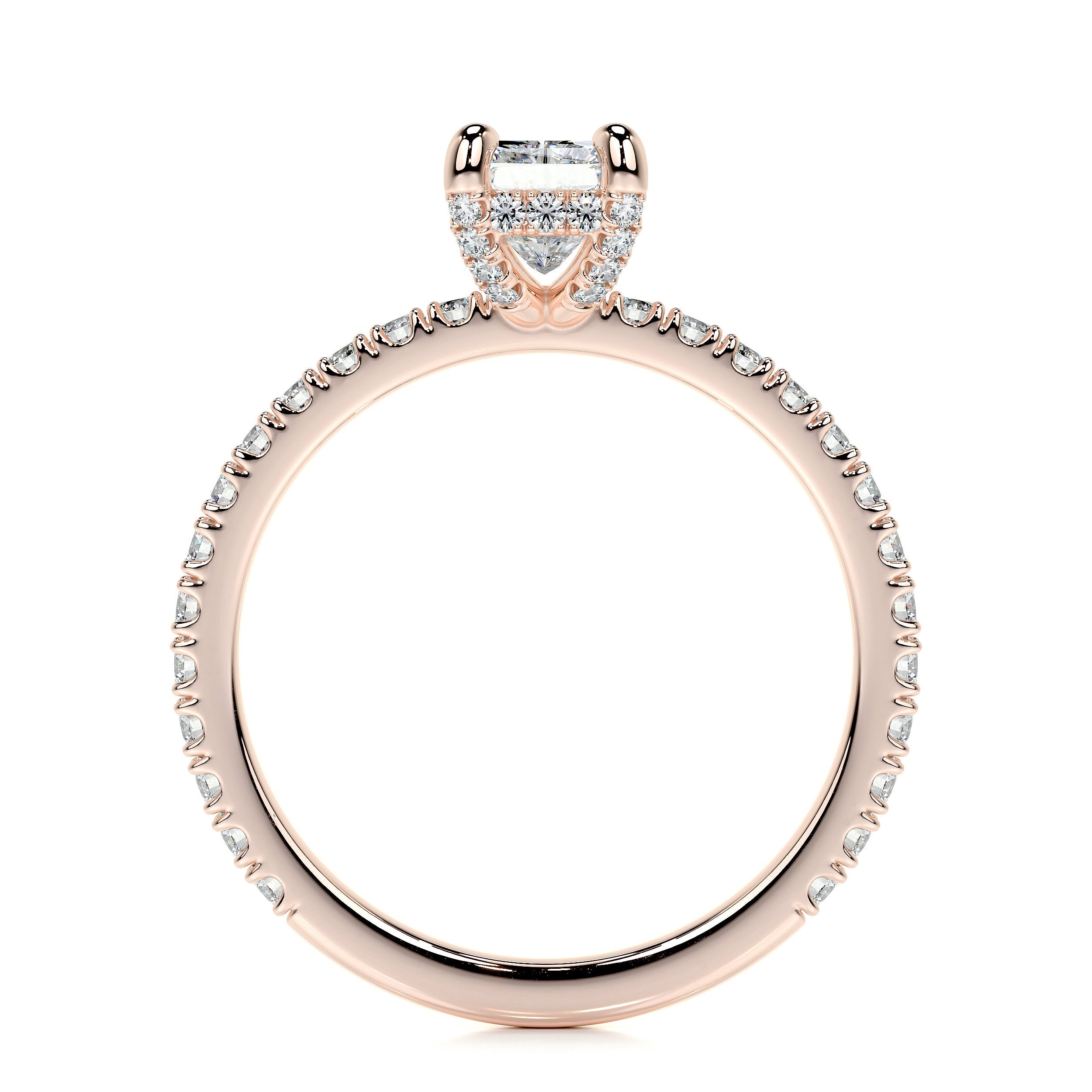 Deborah Lab Grown Diamond Ring (1.5 Carat) -14K Rose Gold