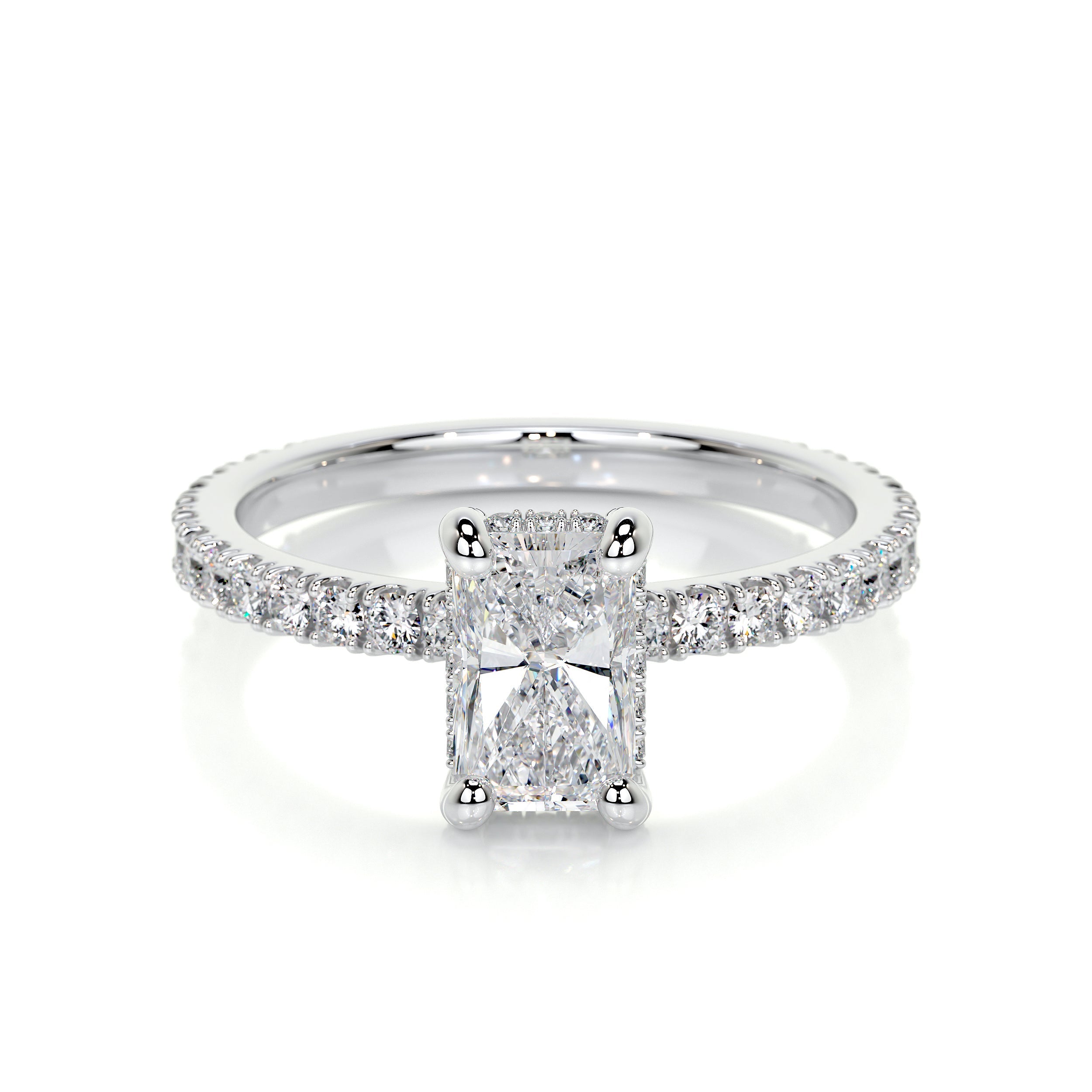 Deborah Lab Grown Diamond Ring (1.5 Carat) -14K White Gold