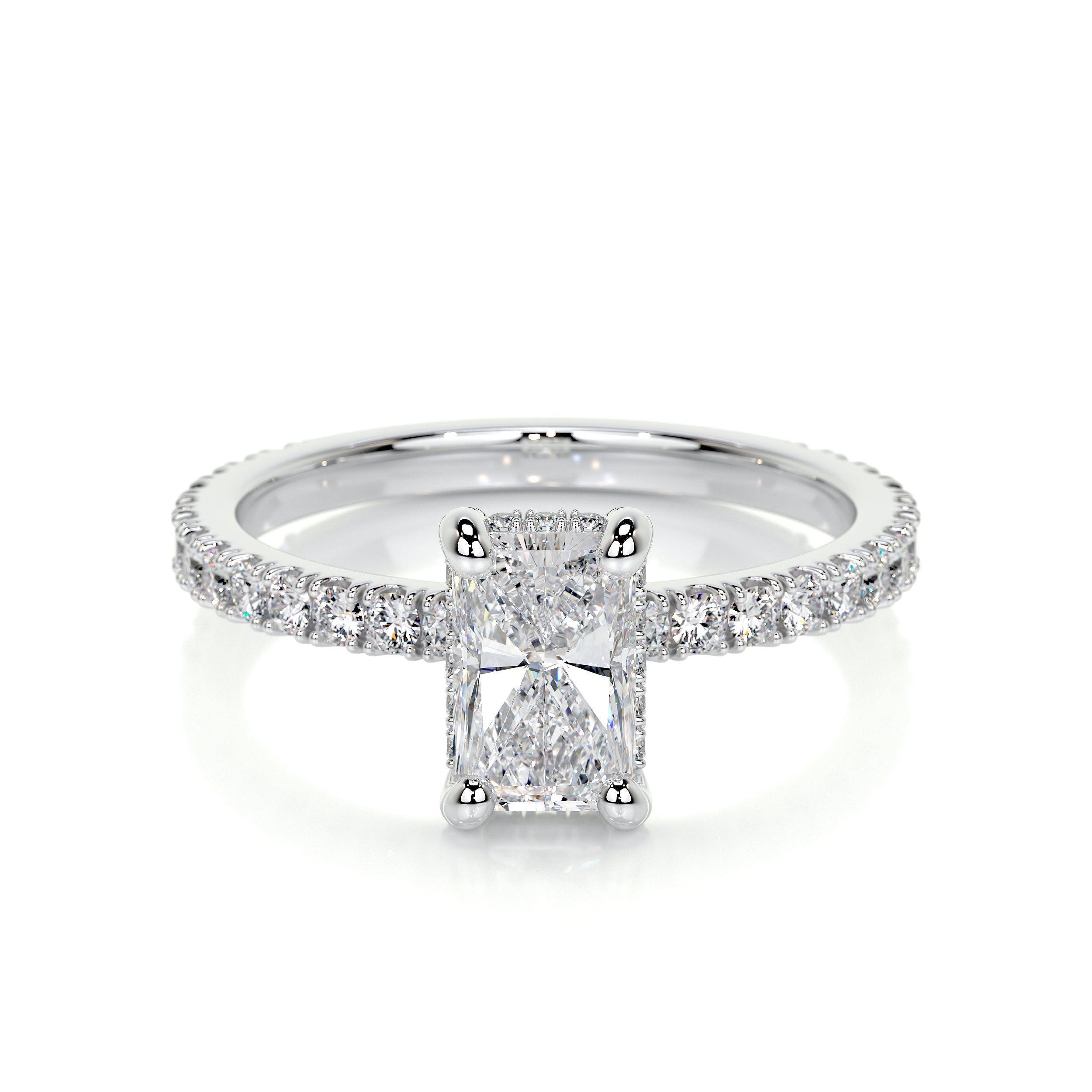 Deborah Lab Grown Diamond Ring   (1.5 Carat) -18K White Gold