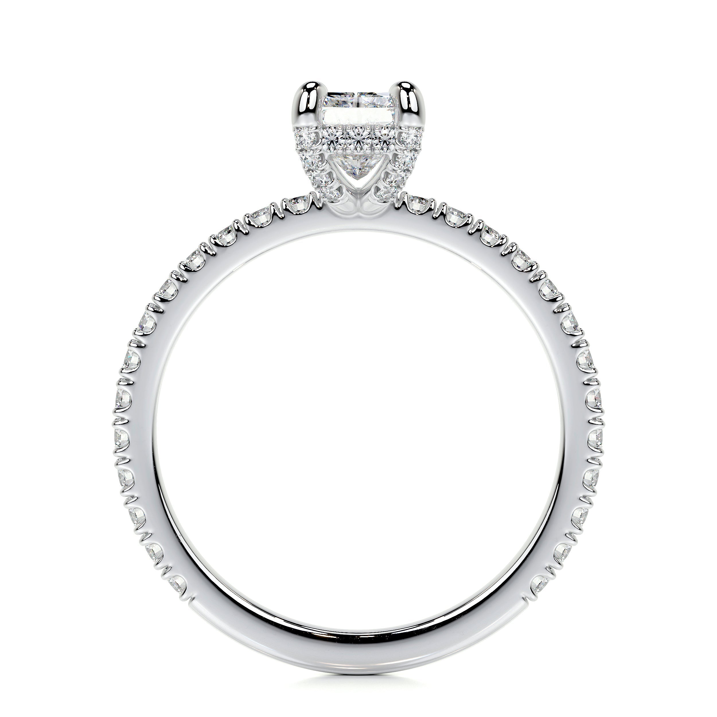 Deborah Lab Grown Diamond Ring   (1.5 Carat) -14K White Gold
