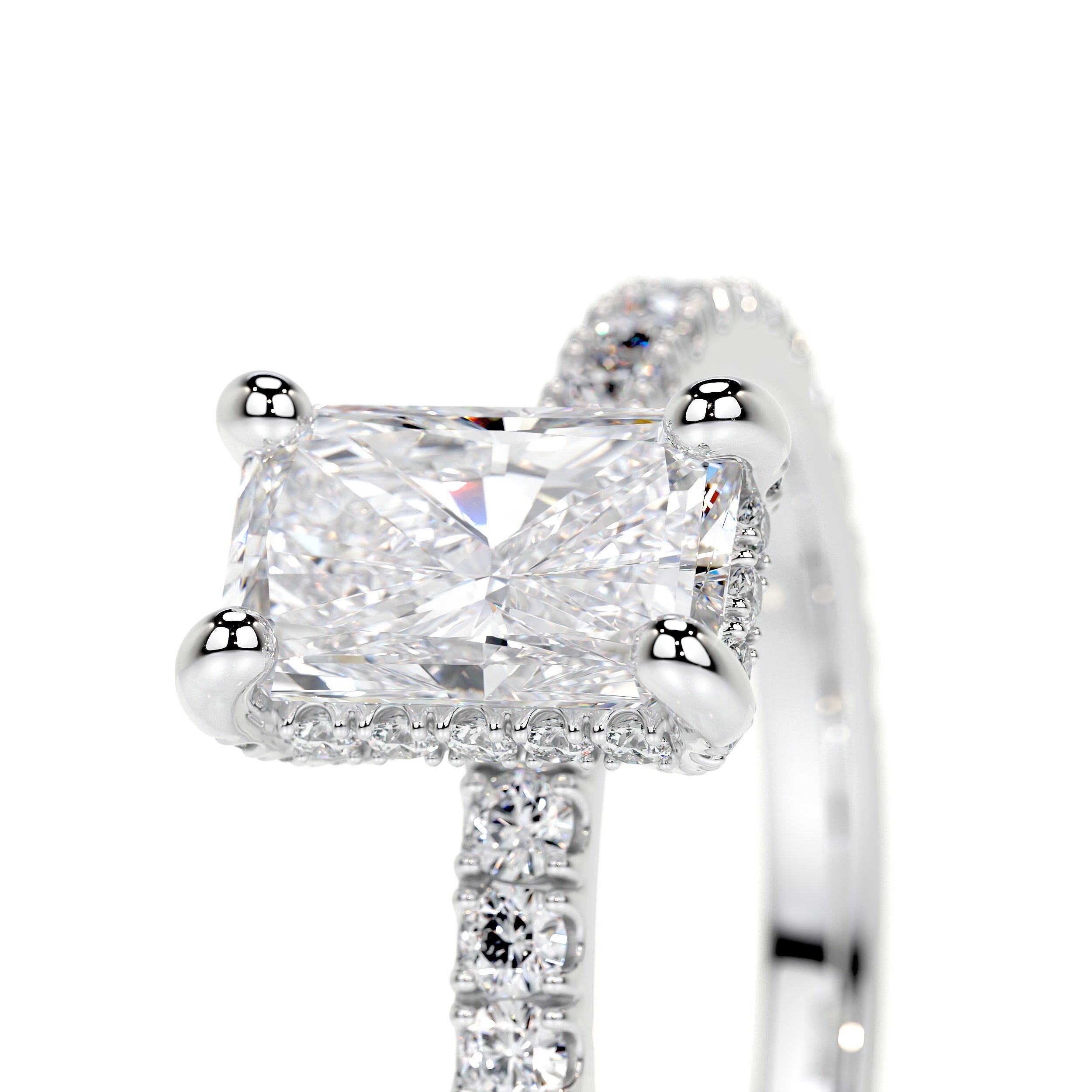 Deborah Lab Grown Diamond Ring   (1.5 Carat) -14K White Gold