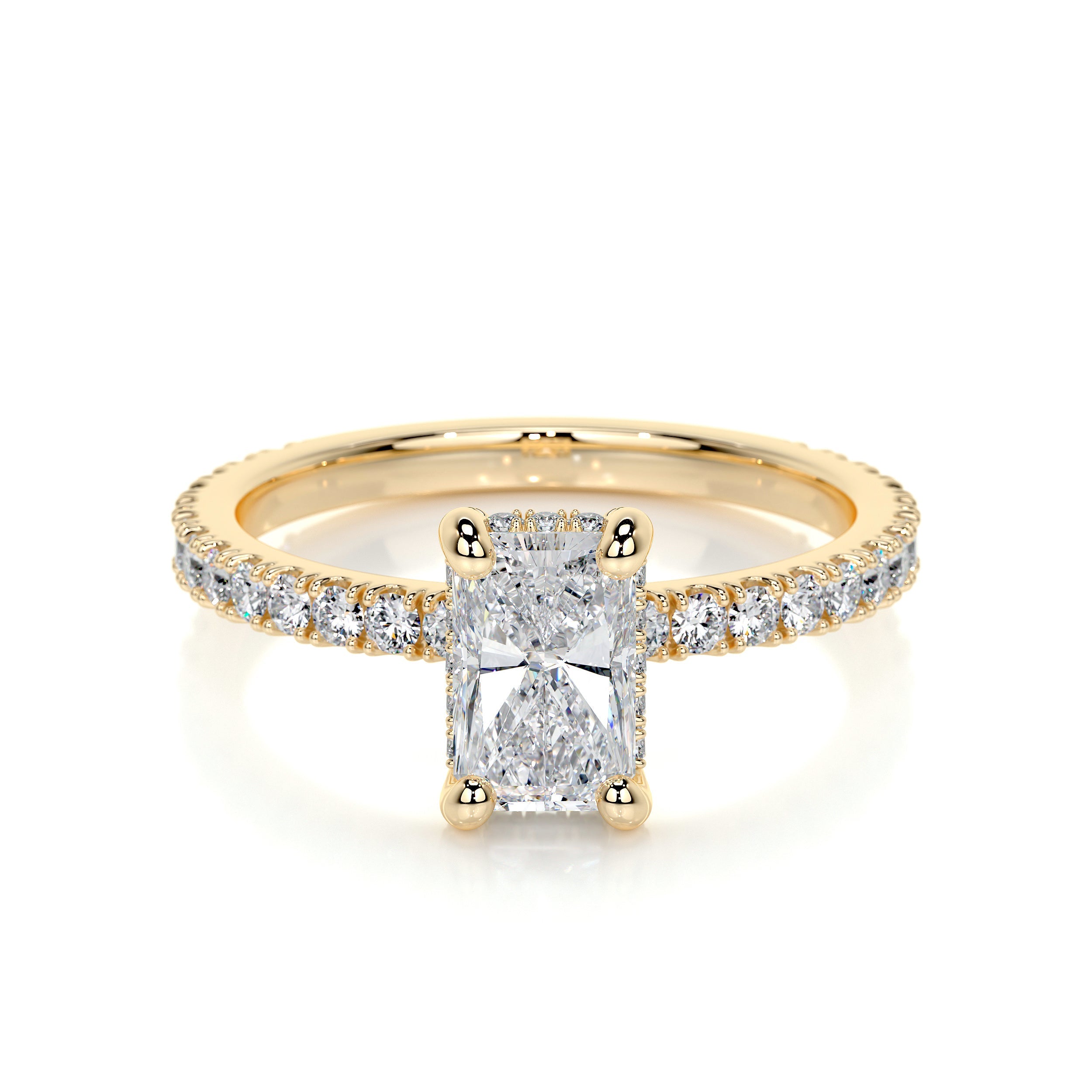 Deborah Lab Grown Diamond Ring   (1.5 Carat) -18K Yellow Gold