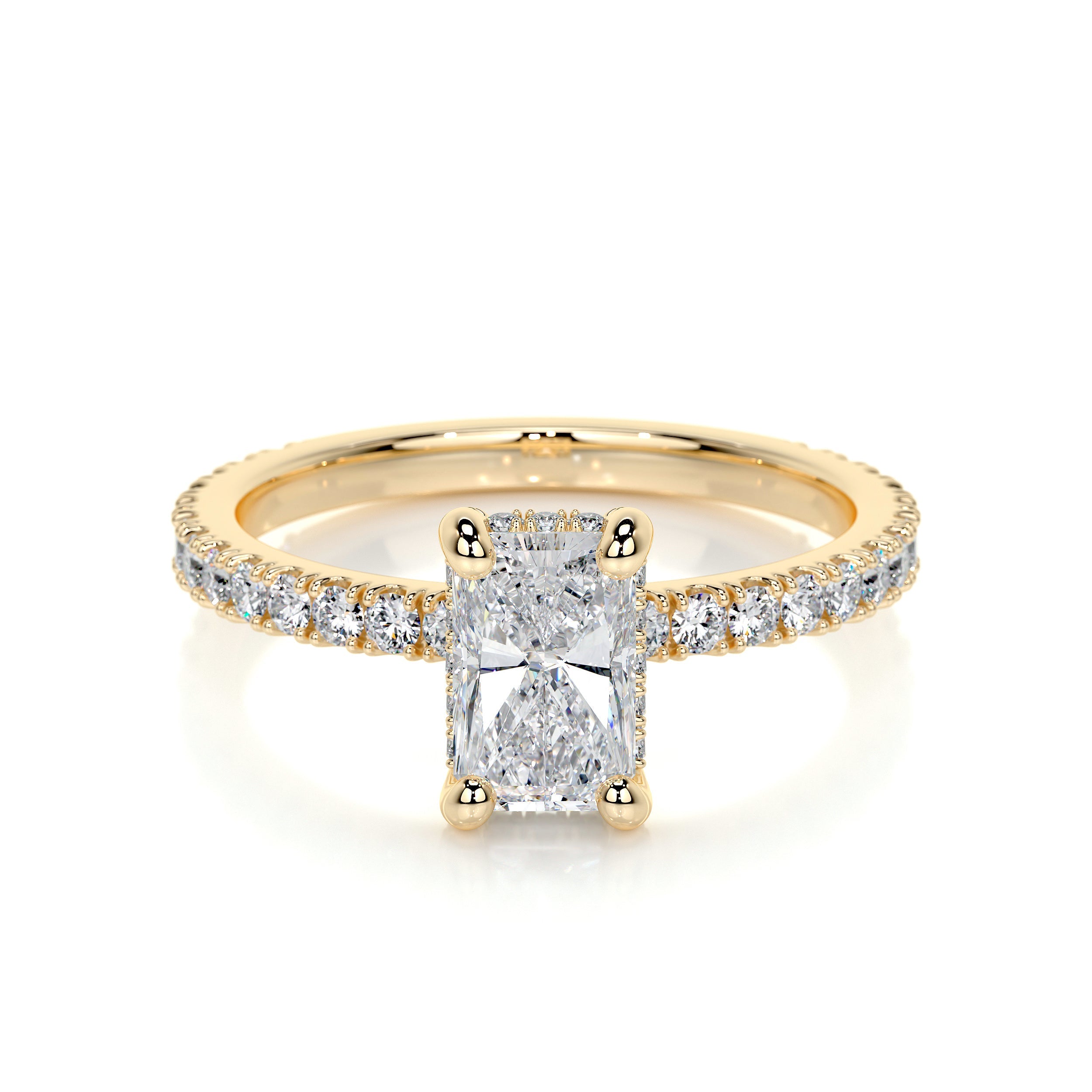 Deborah Lab Grown Diamond Ring (1.5 Carat) -18K Yellow Gold