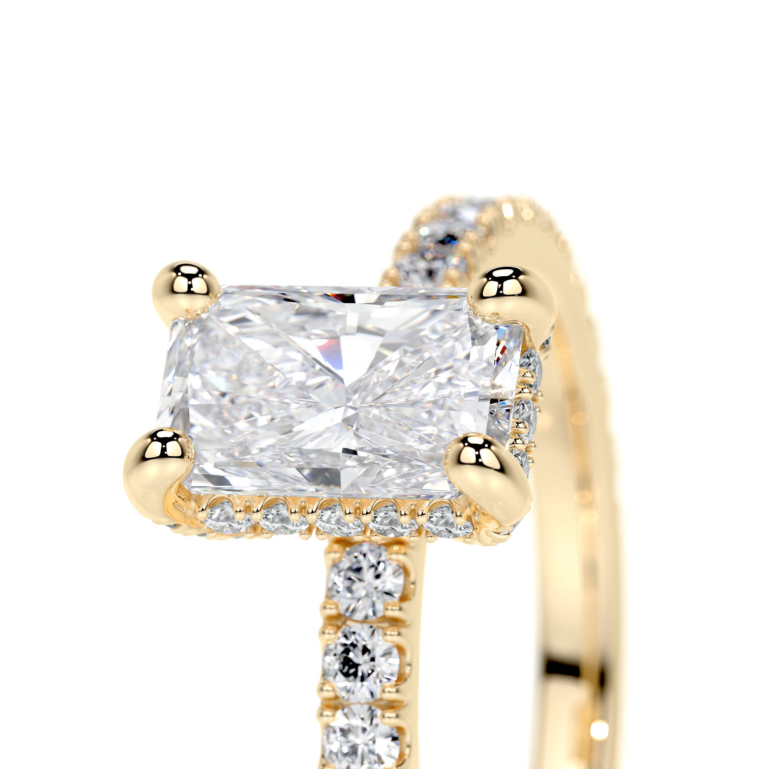 Deborah Lab Grown Diamond Ring (1.5 Carat) -18K Yellow Gold