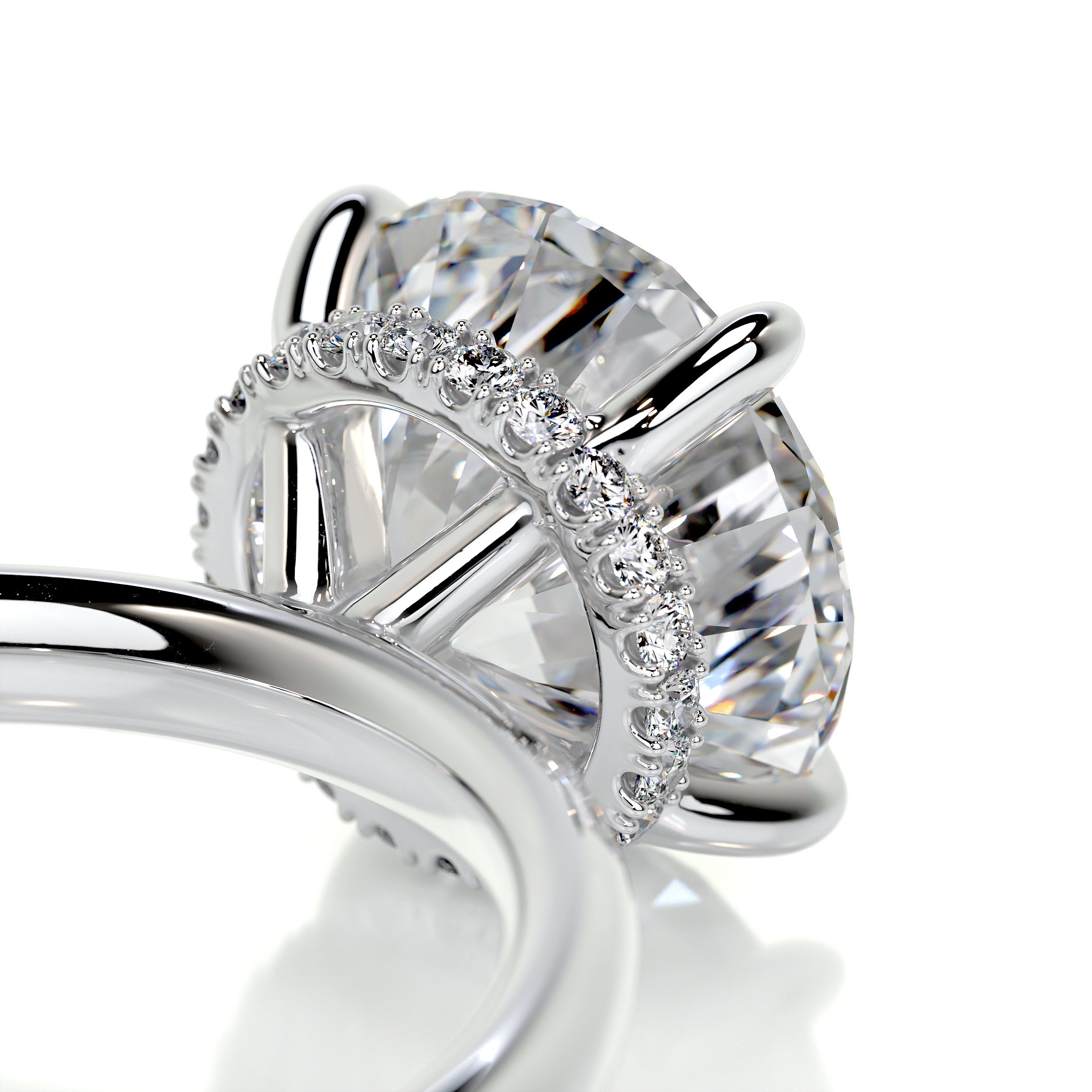 Willow Diamond Engagement Ring -14K White Gold