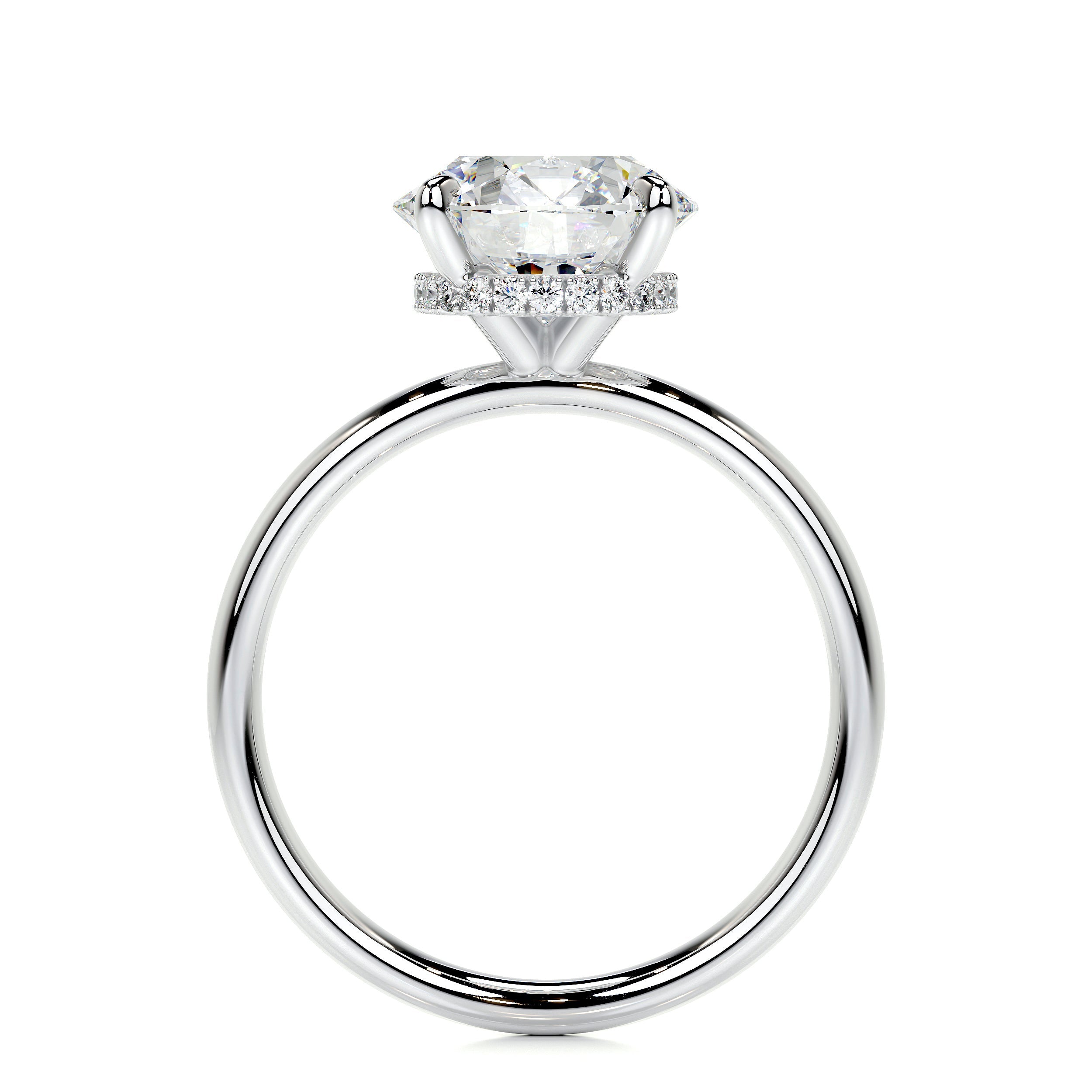 Willow Lab Grown Diamond Ring -14K White Gold