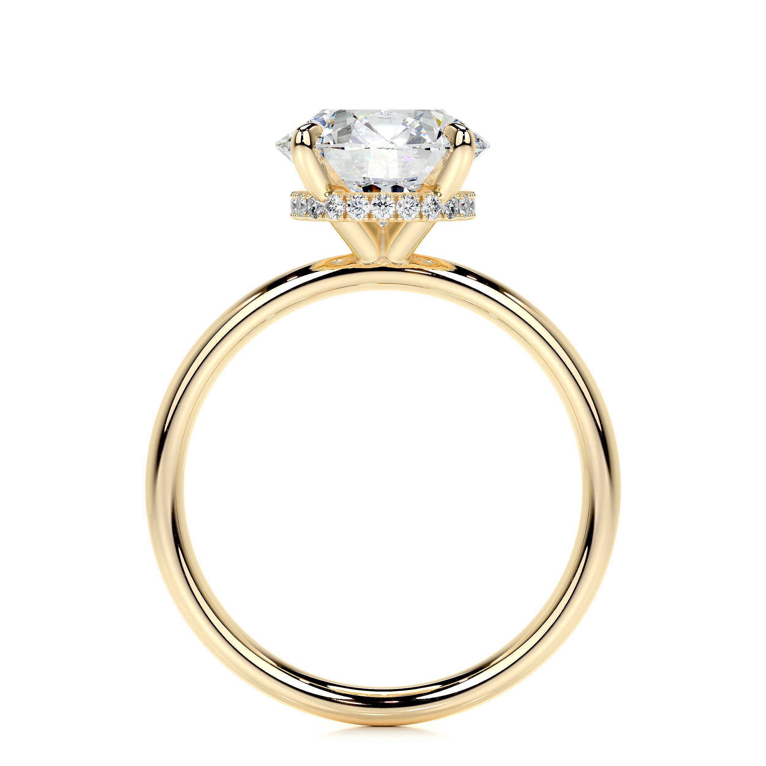 Willow Lab Grown Diamond Ring -18K Yellow Gold
