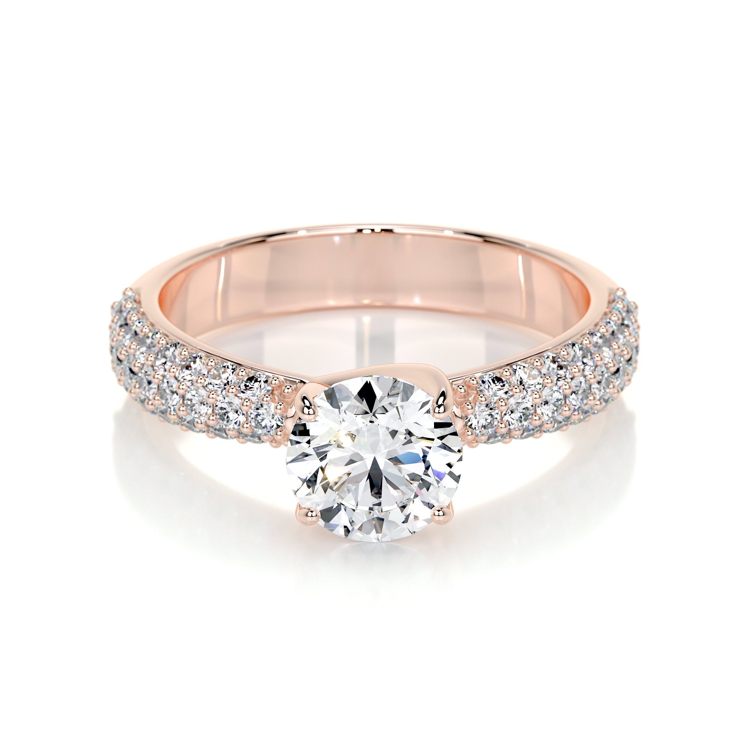Alora Lab Grown Diamond Ring   (1.5 Carat) -14K Rose Gold