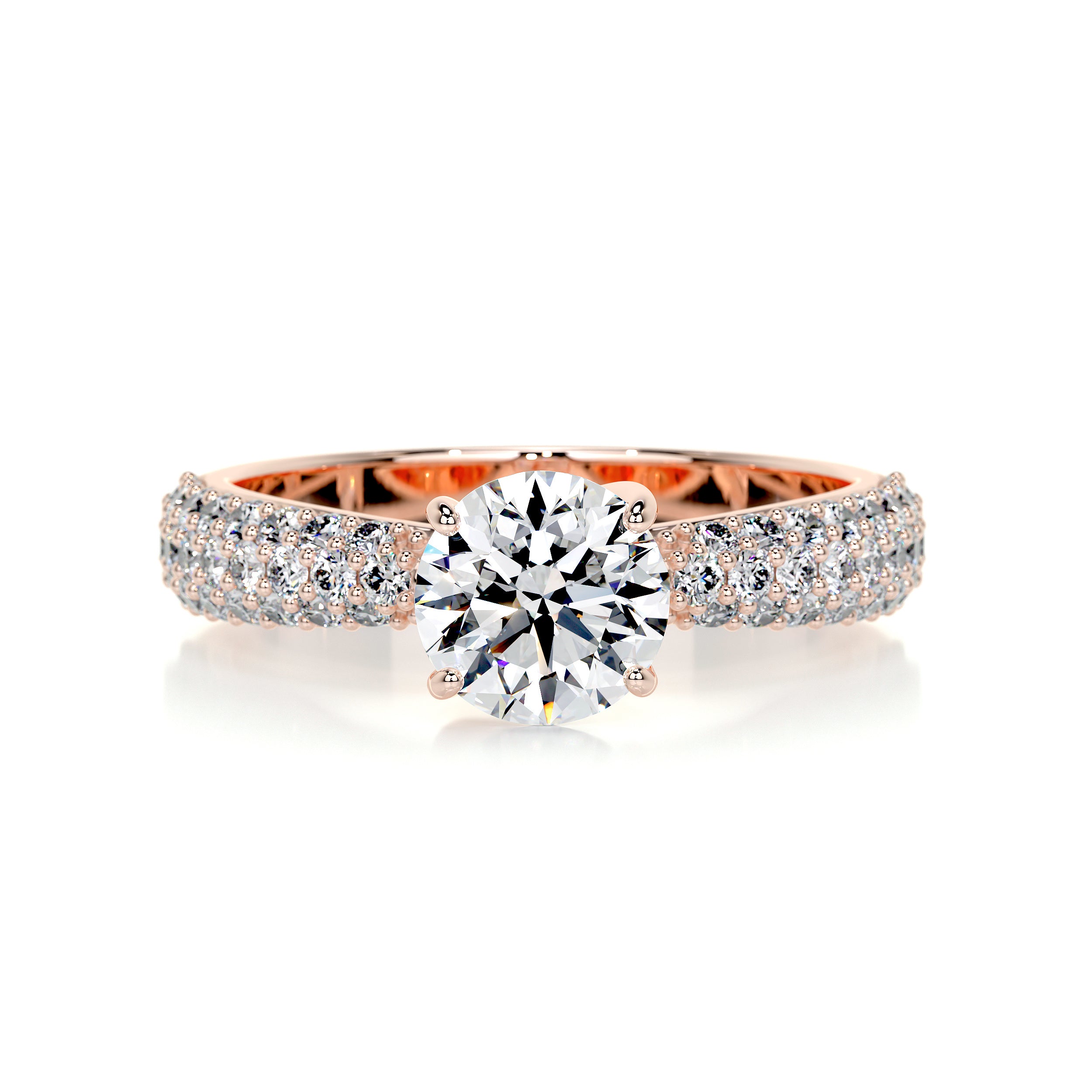 Alora Diamond Engagement Ring -14K Rose Gold