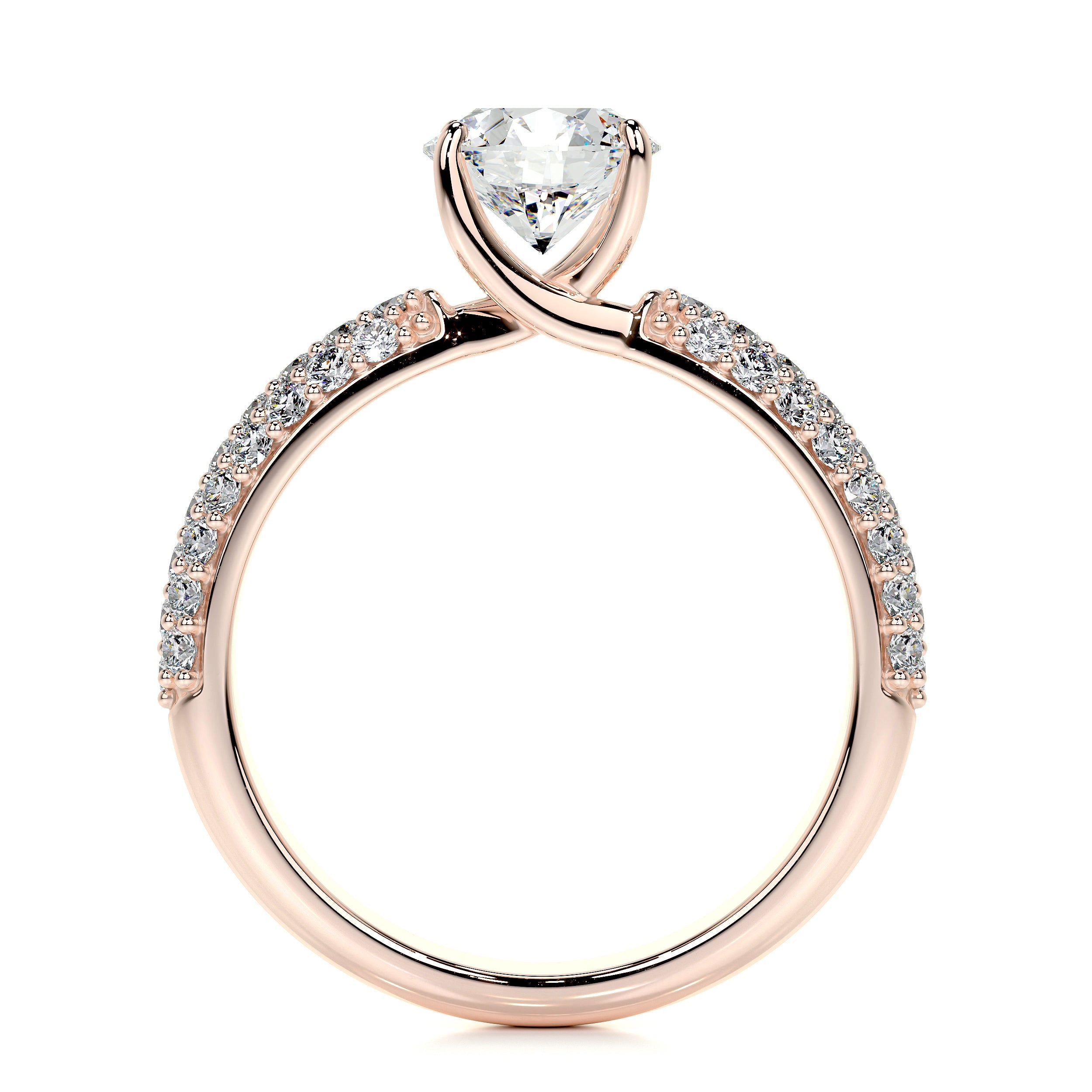 Alora Lab Grown Diamond Ring   (1.5 Carat) -14K Rose Gold