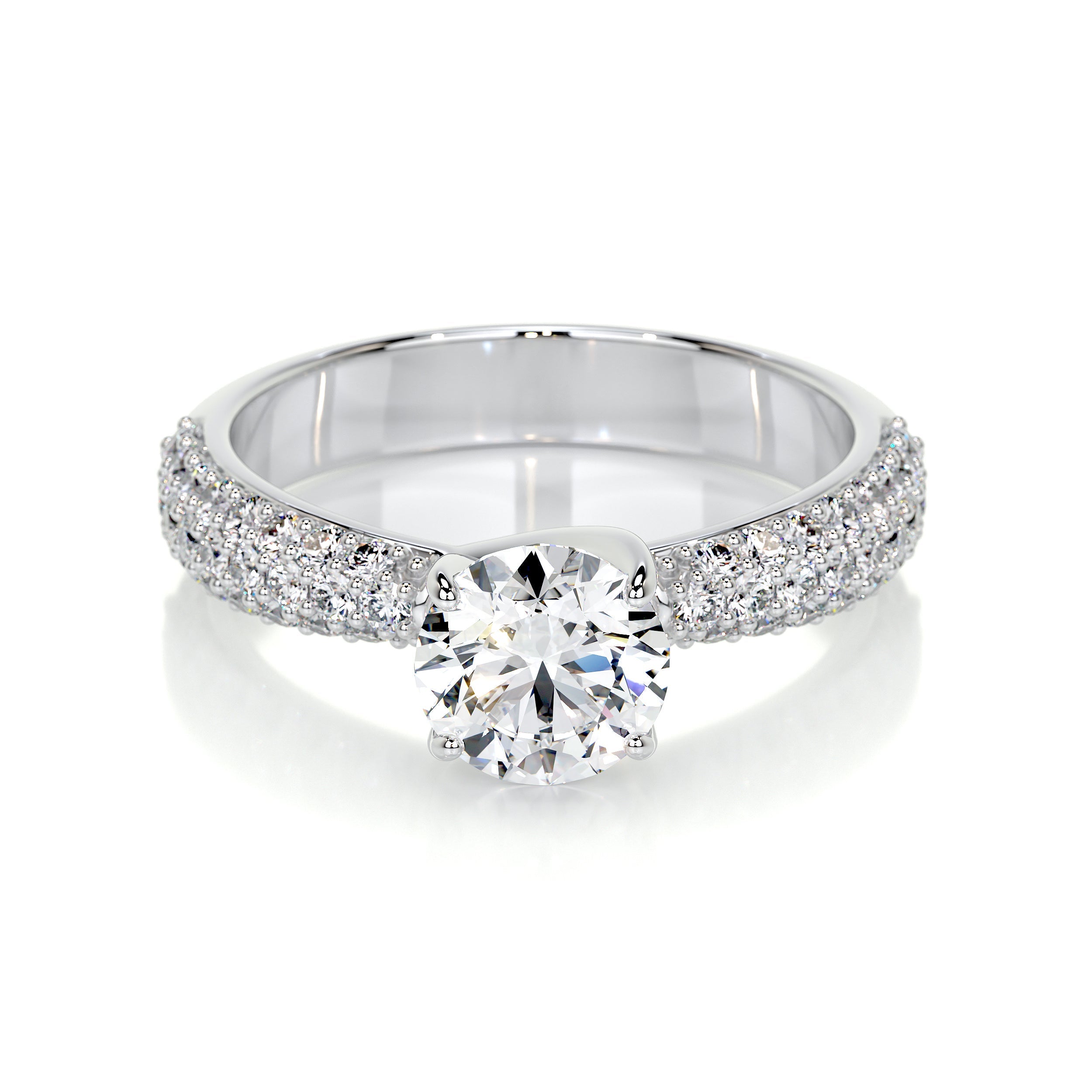 Alora Lab Grown Diamond Ring   (1.5 Carat) -14K White Gold