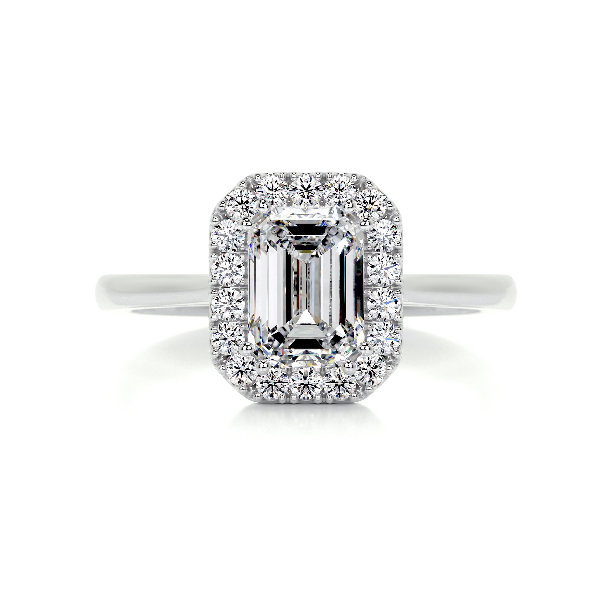 Vanessa Diamond Engagement Ring -18K White Gold