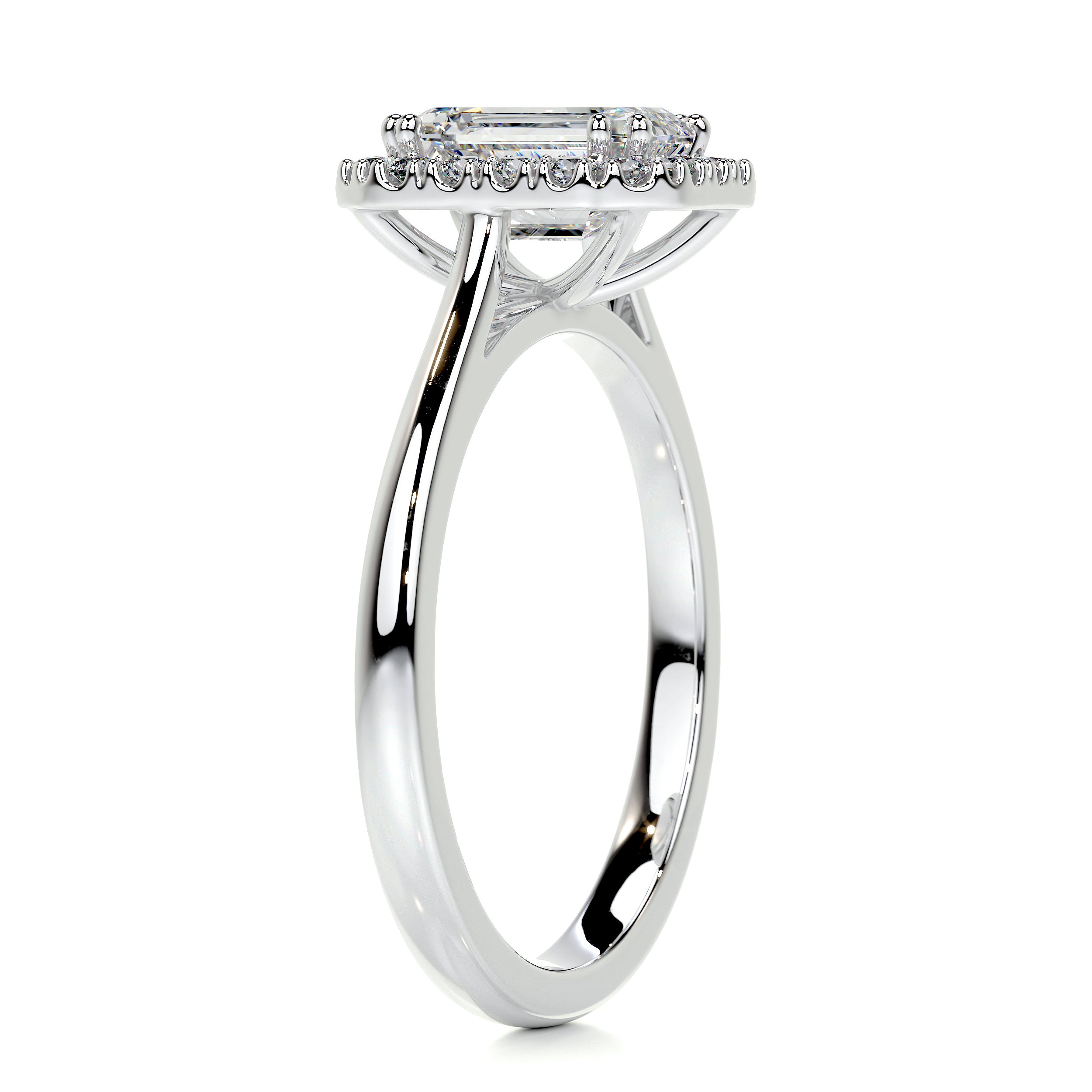 Vanessa Diamond Engagement Ring -14K White Gold