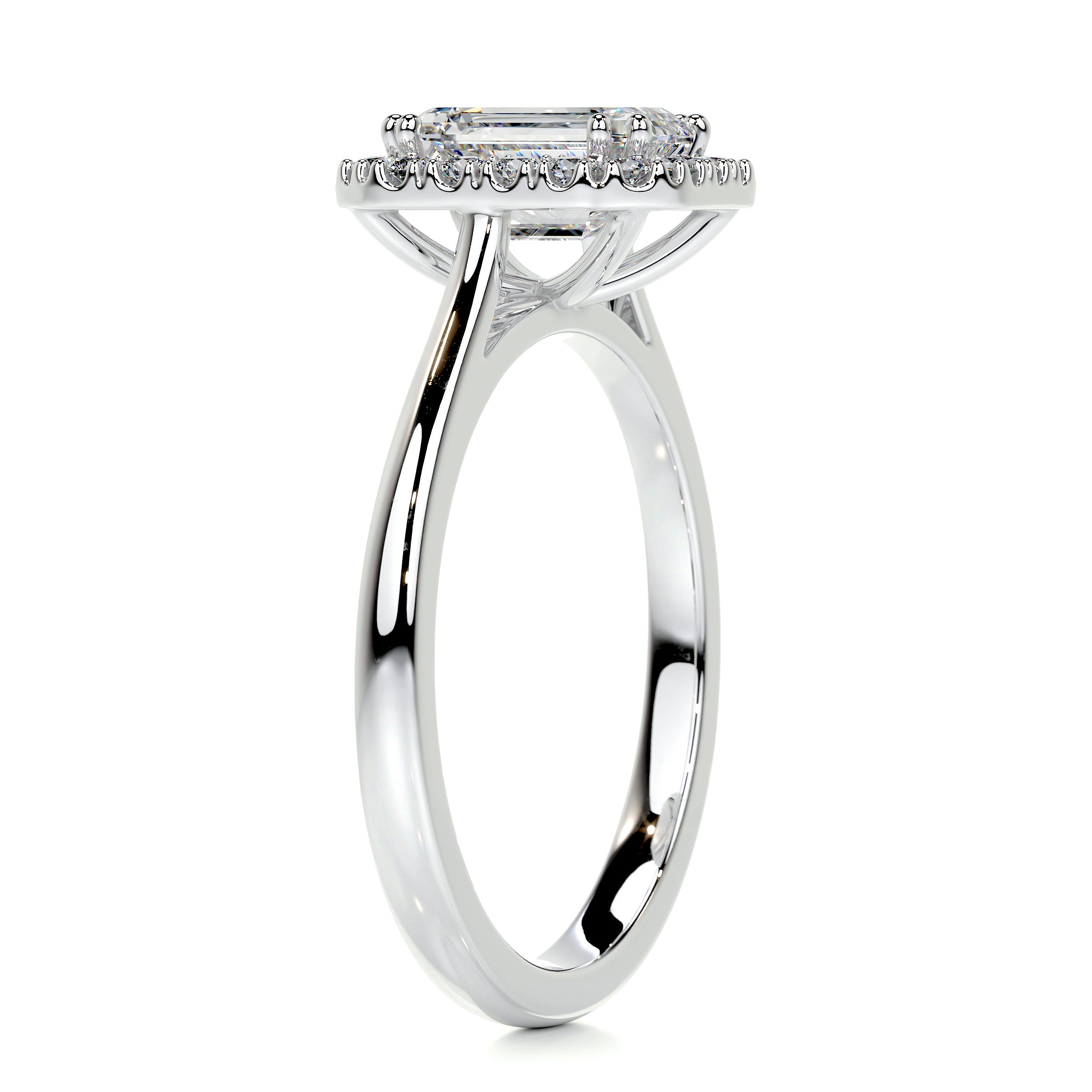 Vanessa Diamond Engagement Ring -18K White Gold