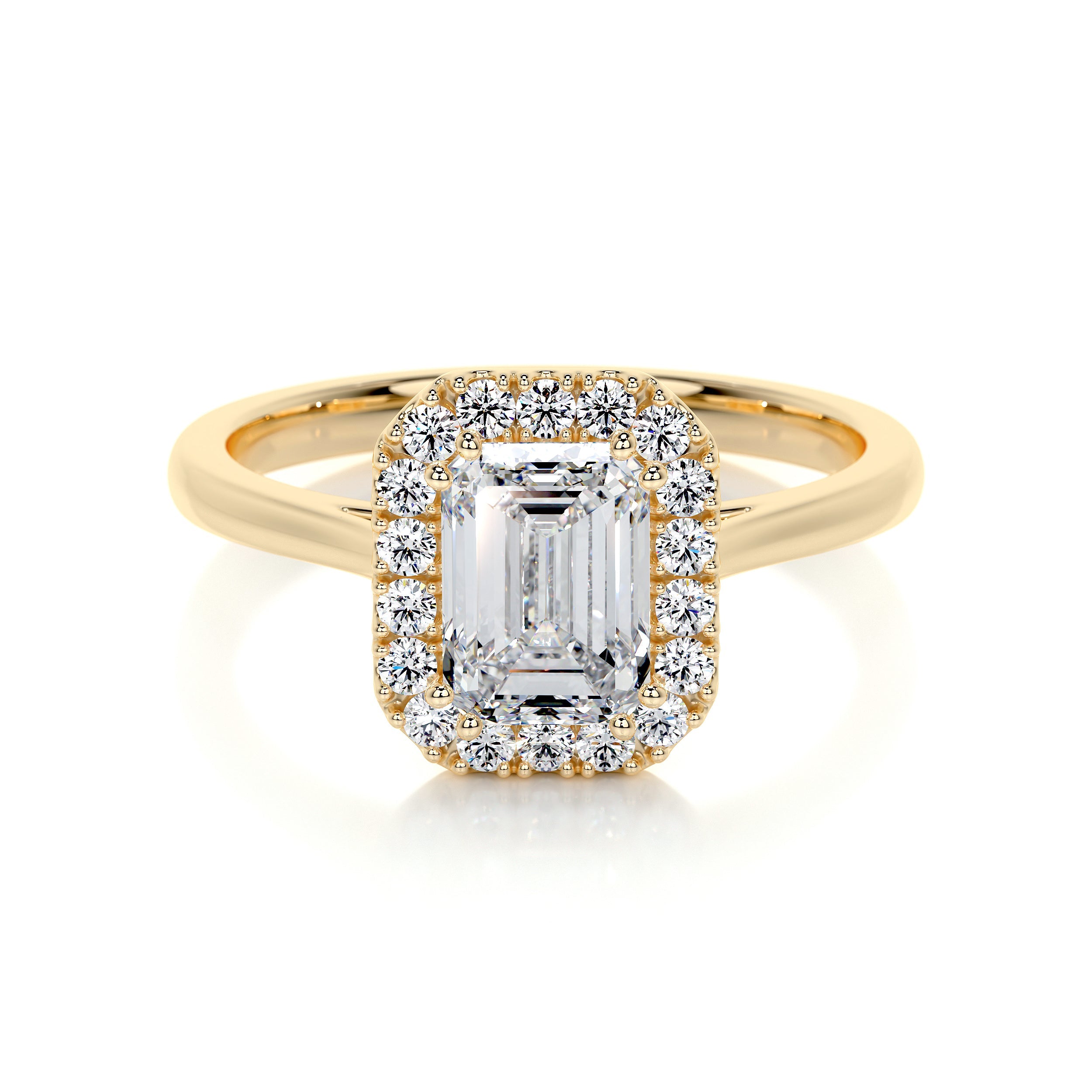 Vanessa Lab Grown Diamond Ring -18K Yellow Gold