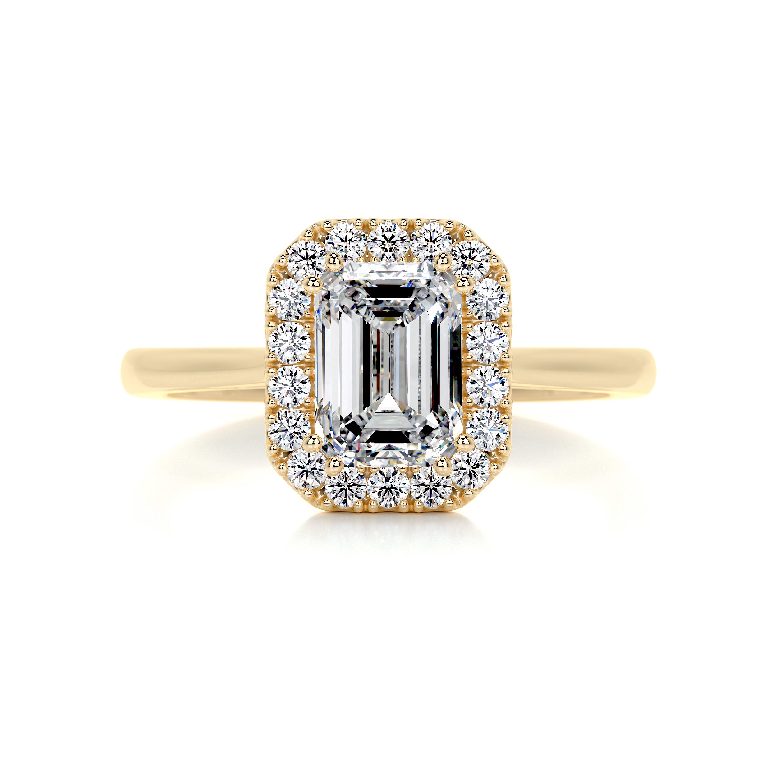 Vanessa Diamond Engagement Ring (1.2 Carat) -18K Yellow Gold