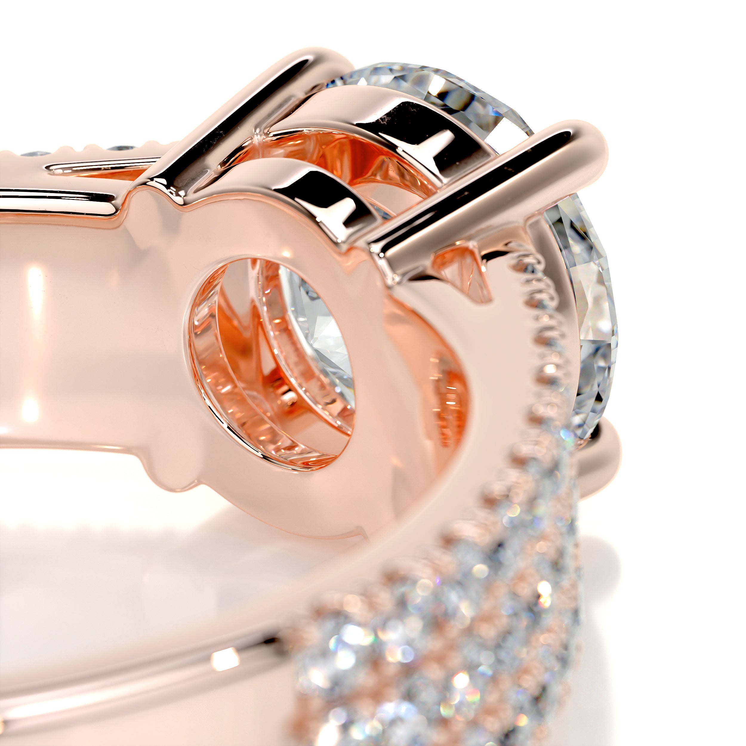 Jillian Diamond Engagement Ring -14K Rose Gold