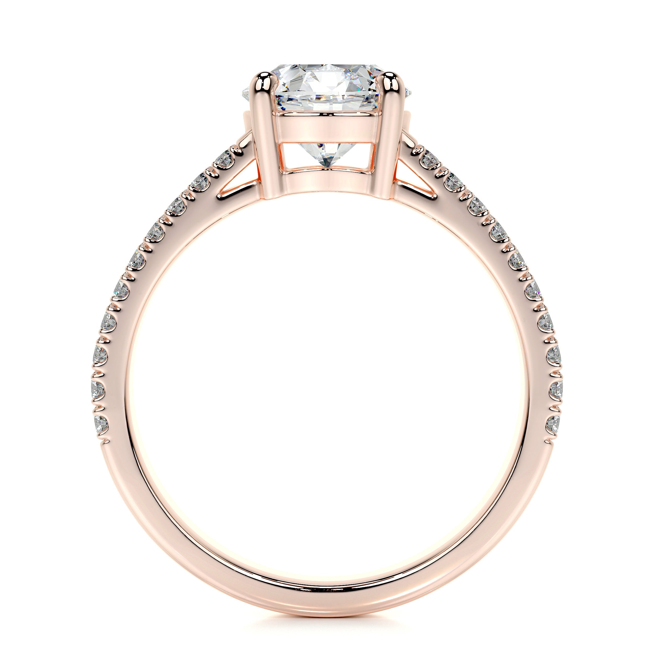 Jillian Lab Grown Diamond Ring (2.1 Carat) -14K Rose Gold