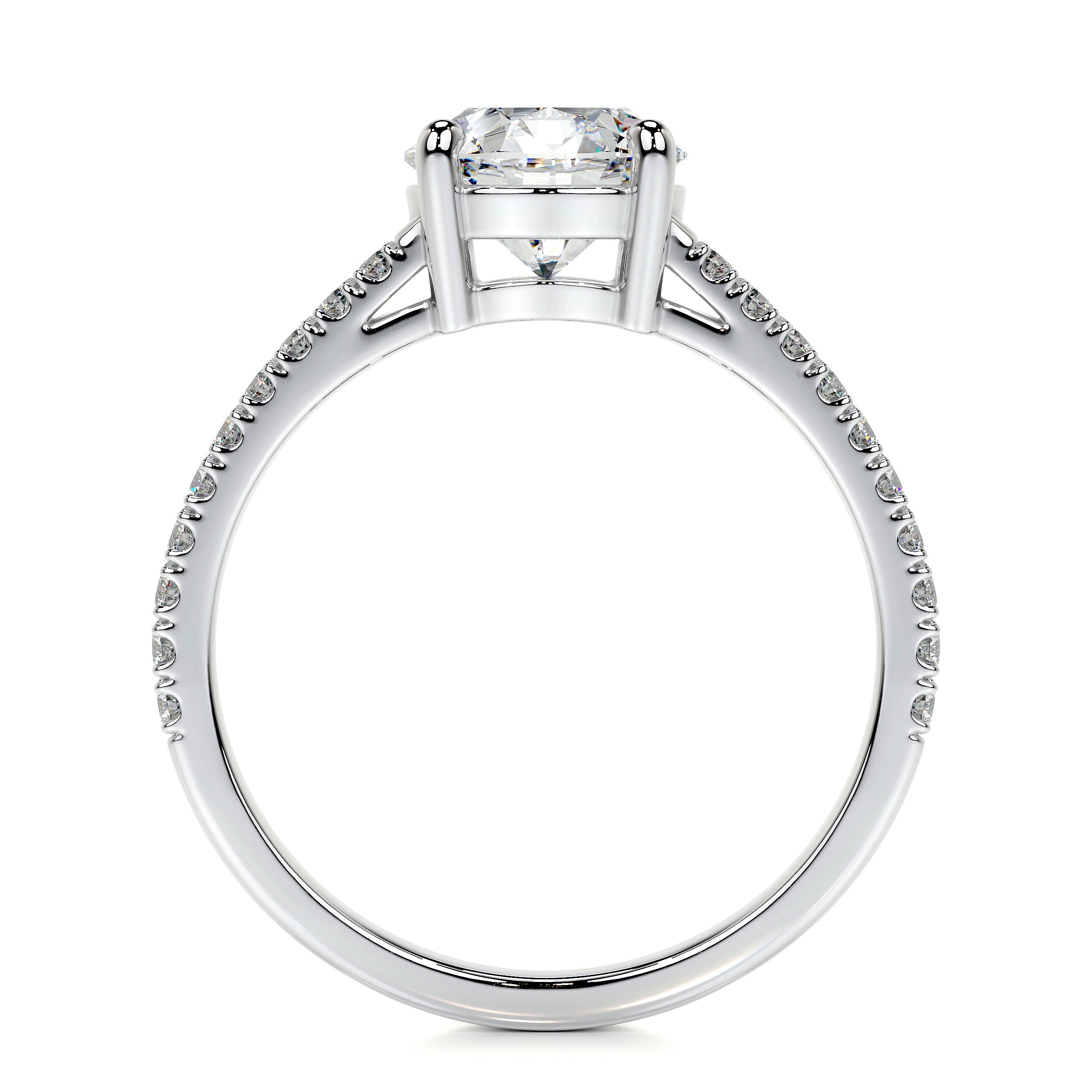 Jillian Lab Grown Diamond Ring (2.1 Carat) -14K White Gold